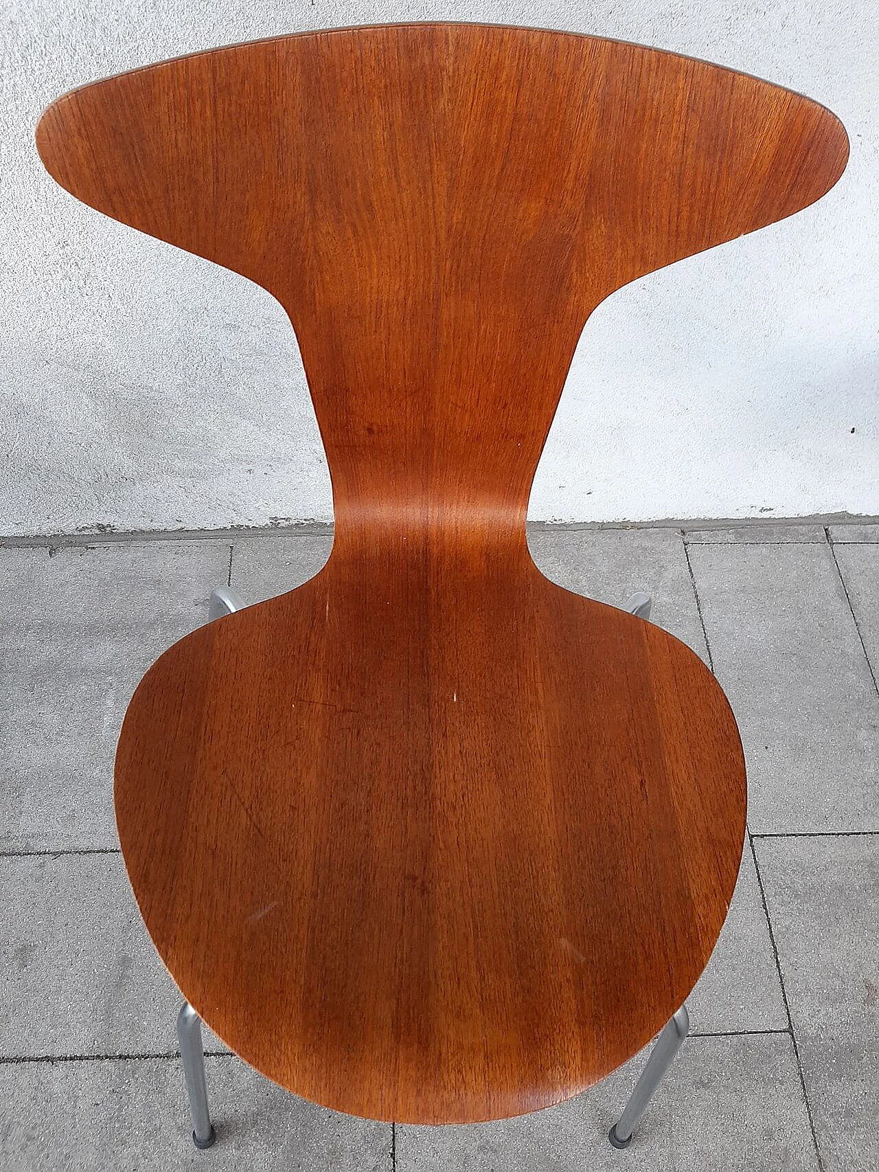 6 Sedie 3105 di Arne Jacobsen per Fritz Hansen, 1967 4
