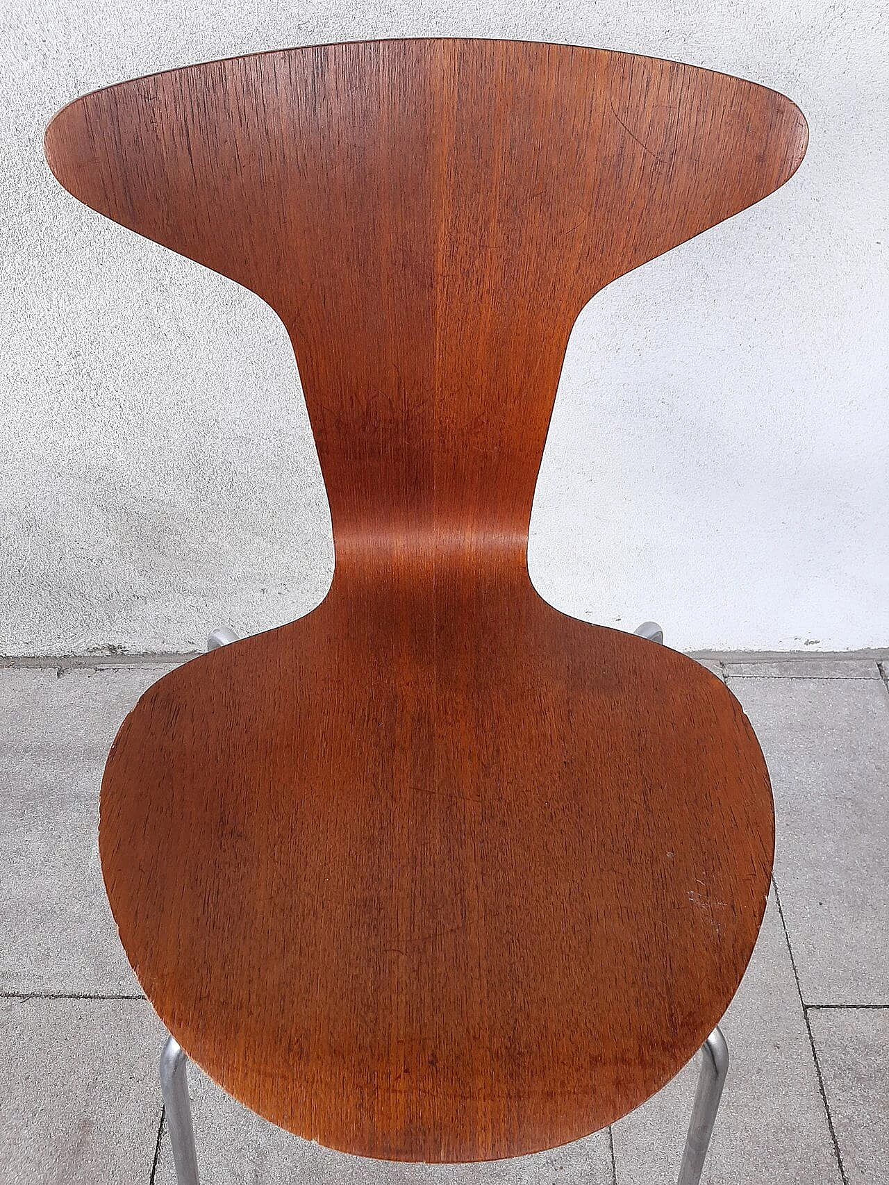 6 Chairs 3105 by Arne Jacobsen for Fritz Hansen, 1967 5