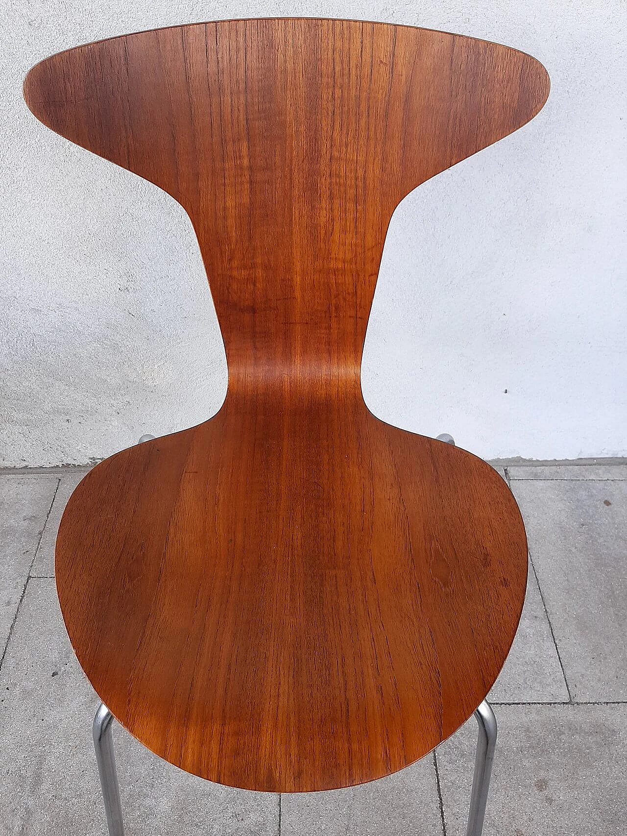 6 Chairs 3105 by Arne Jacobsen for Fritz Hansen, 1967 7