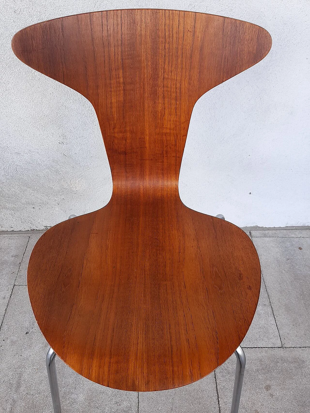 6 Sedie 3105 di Arne Jacobsen per Fritz Hansen, 1967 7