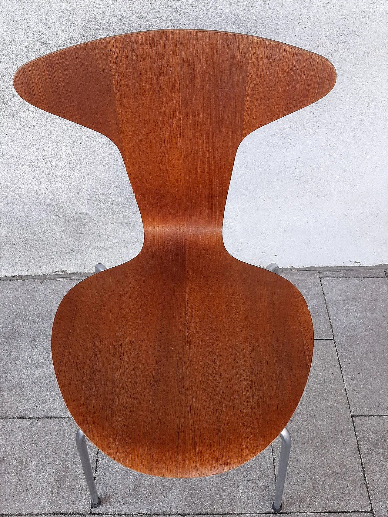 6 Sedie 3105 di Arne Jacobsen per Fritz Hansen, 1967 16