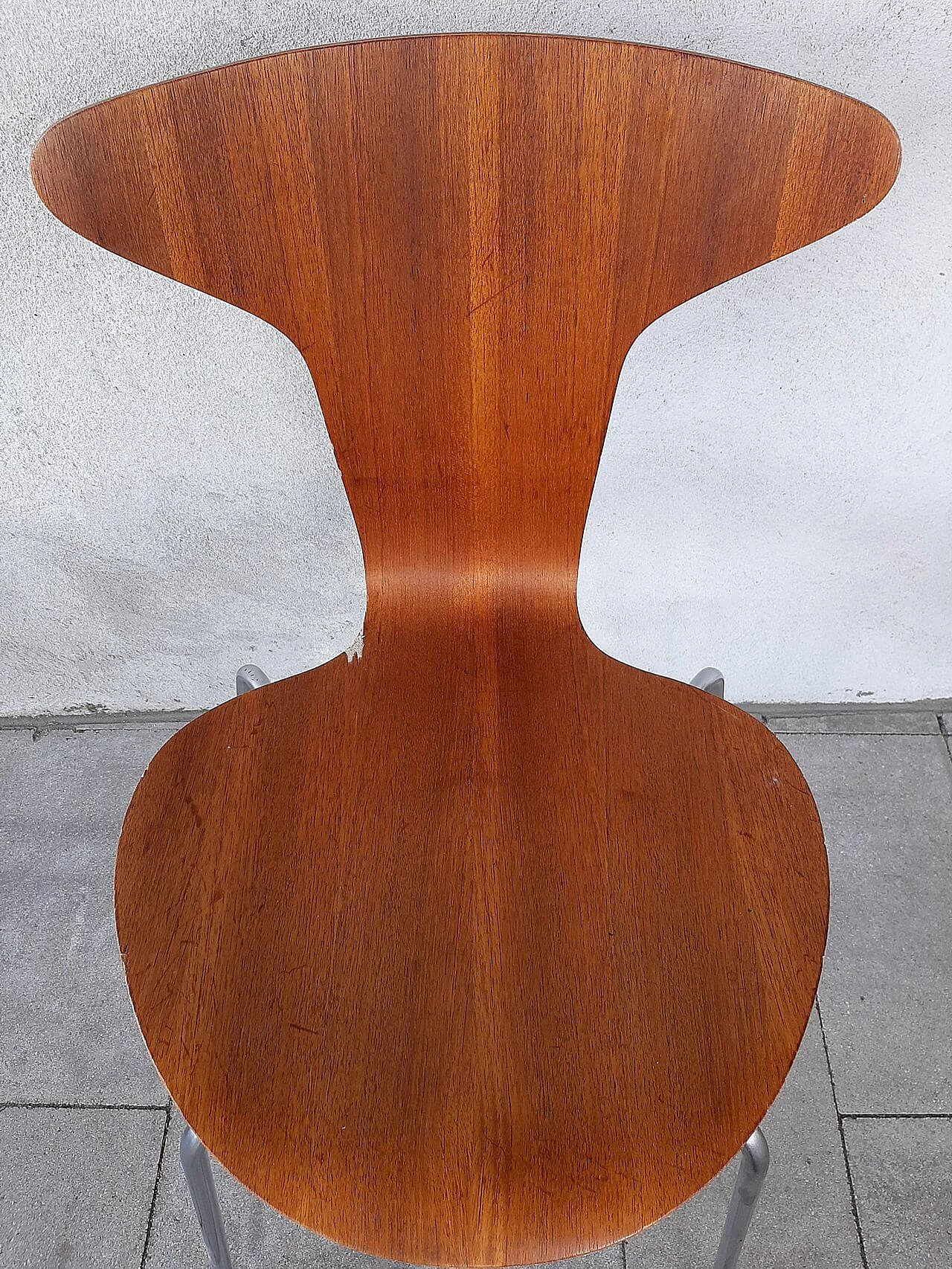6 Chairs 3105 by Arne Jacobsen for Fritz Hansen, 1967 17
