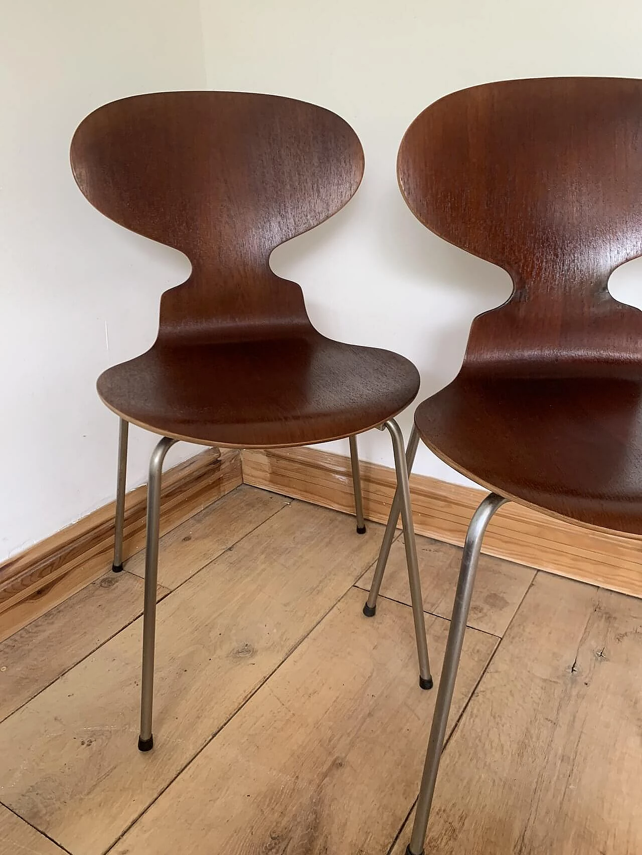 4 Sedie ANT 3101 di Arne Jacobsen per Fritz Hansen, 1971 5