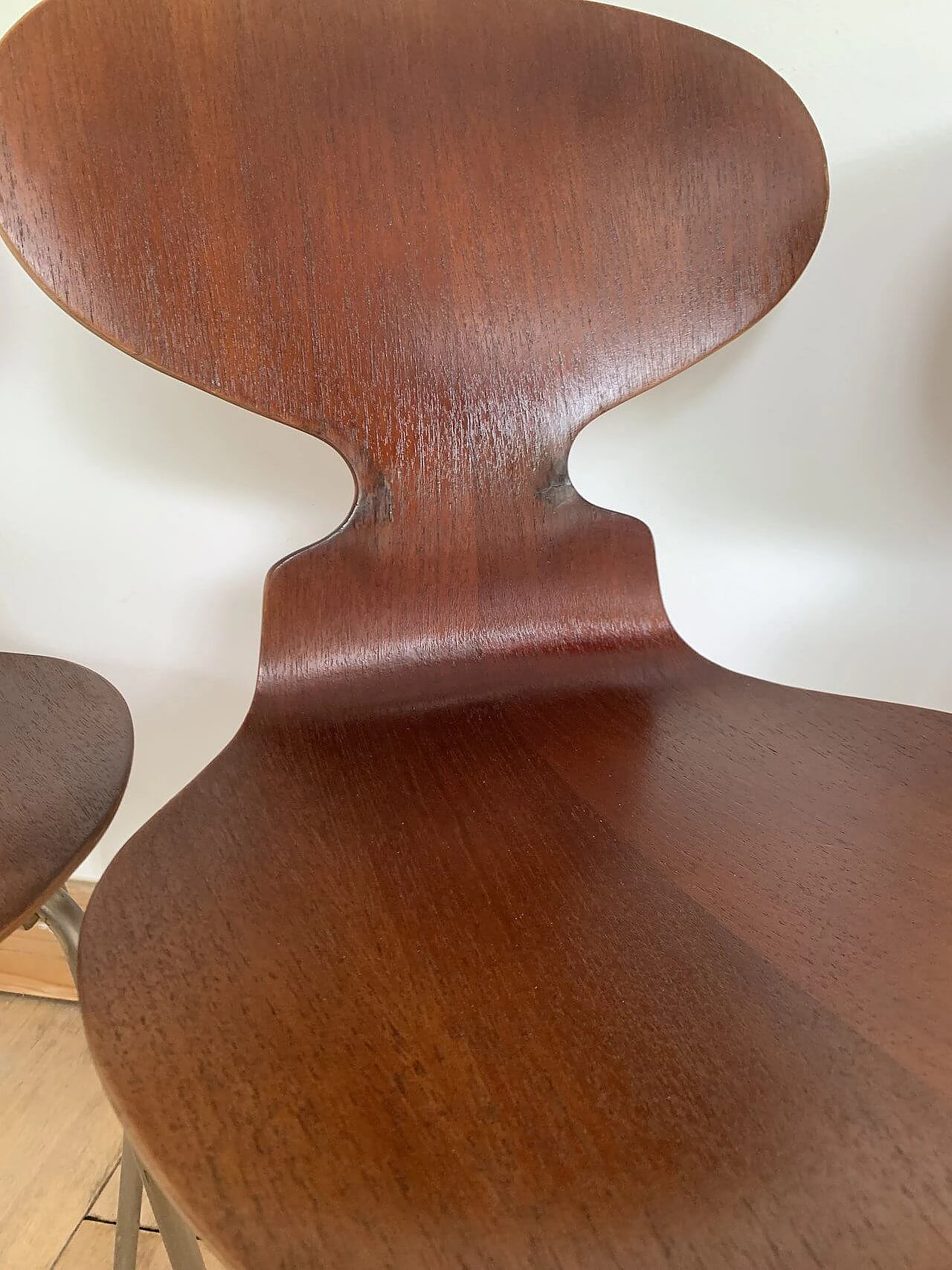 4 Sedie ANT 3101 di Arne Jacobsen per Fritz Hansen, 1971 7