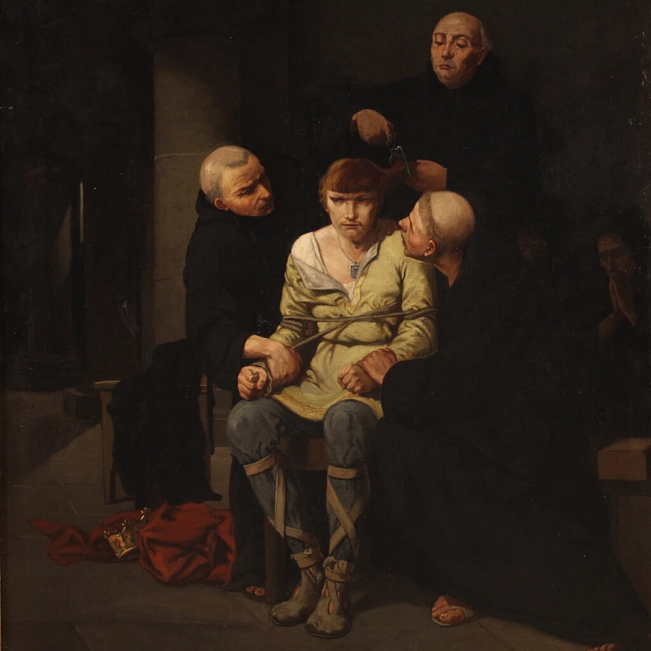 The last of the Merovingians, oil on canvas, second half of the 19th century 1