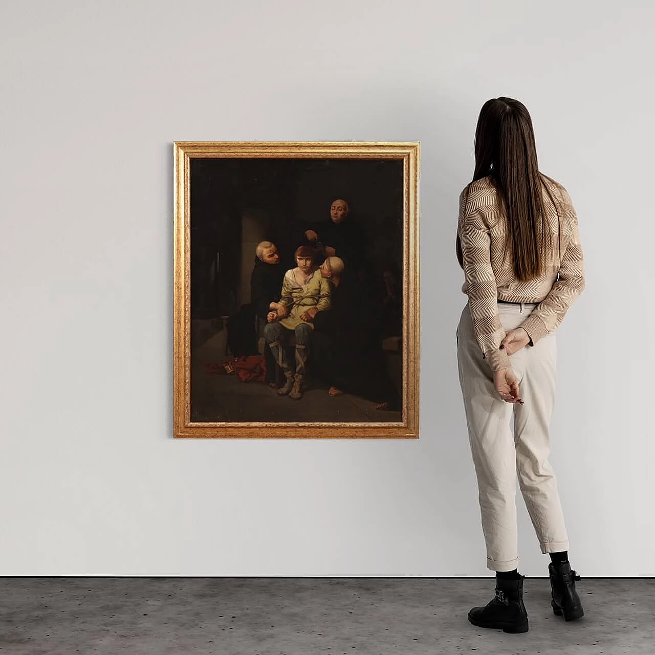 L'ultimo dei Merovingi, olio su tela, seconda metà '800 3