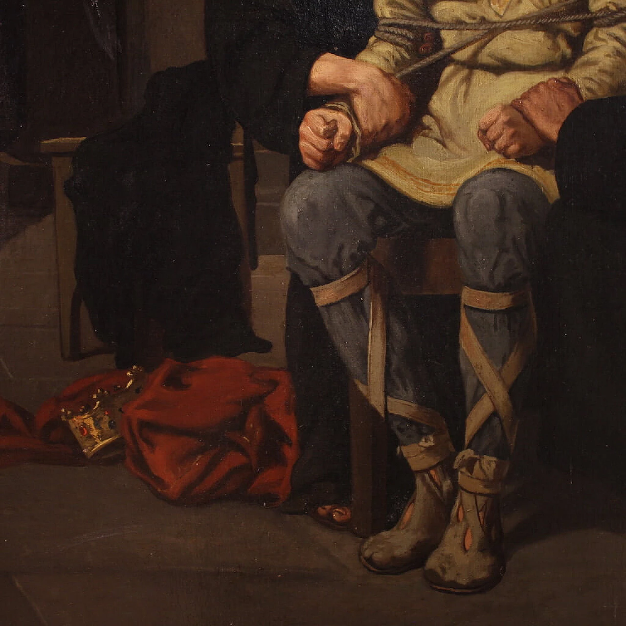 L'ultimo dei Merovingi, olio su tela, seconda metà '800 11