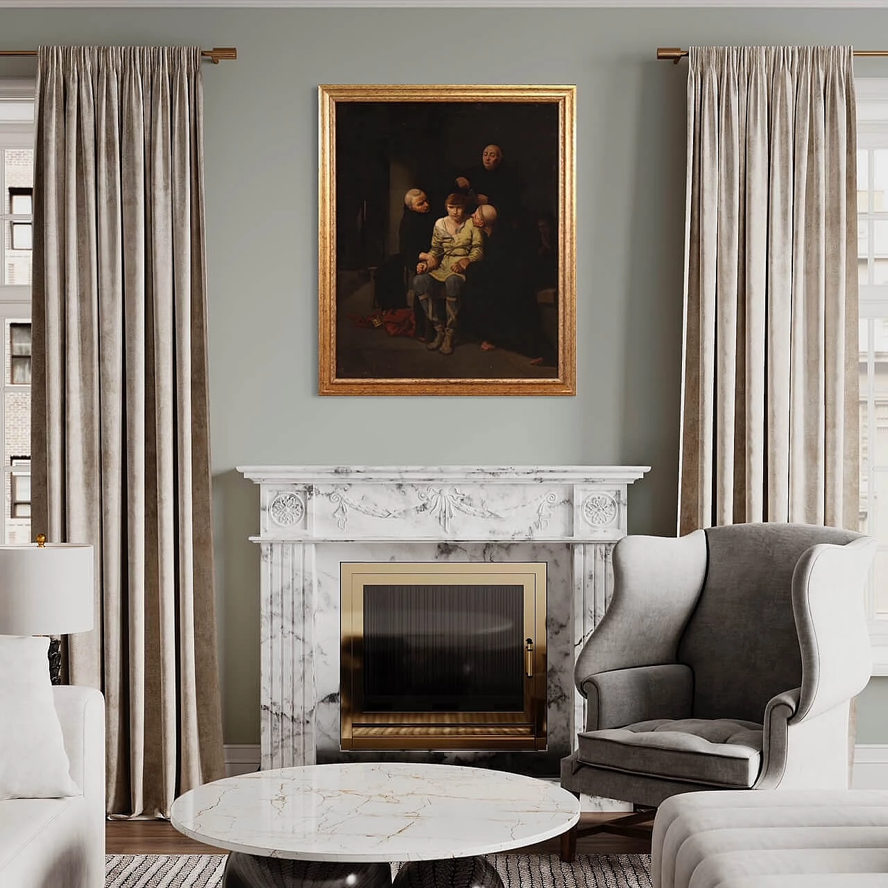 L'ultimo dei Merovingi, olio su tela, seconda metà '800 13