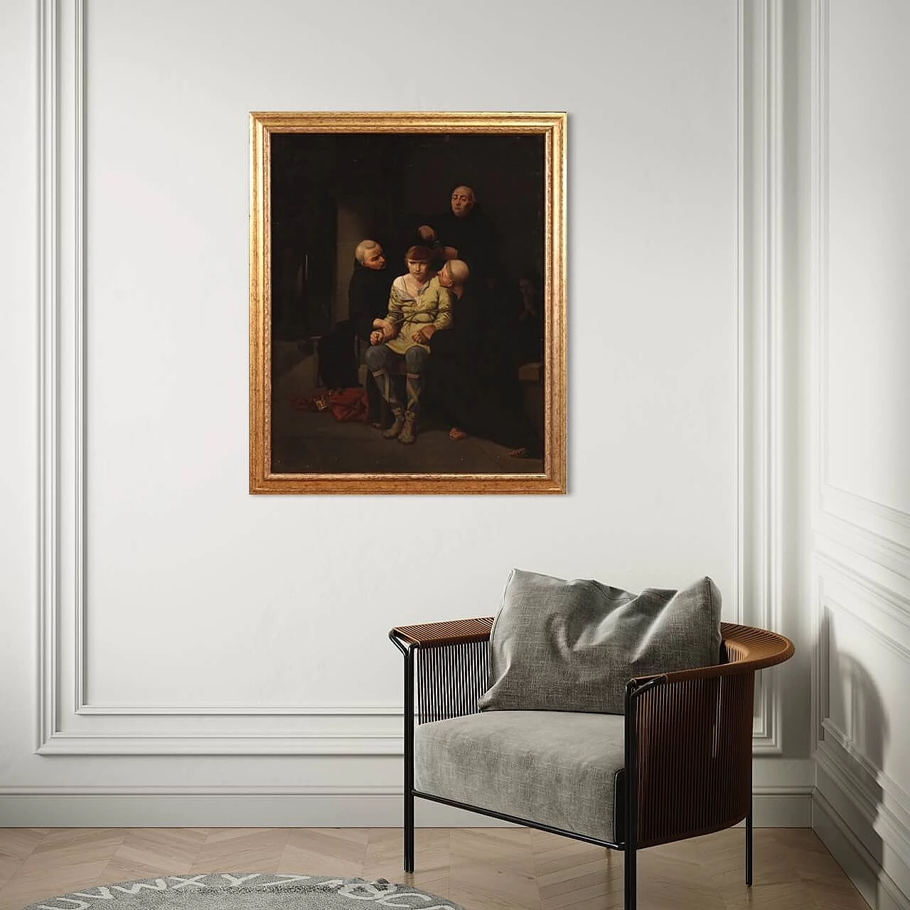 L'ultimo dei Merovingi, olio su tela, seconda metà '800 14