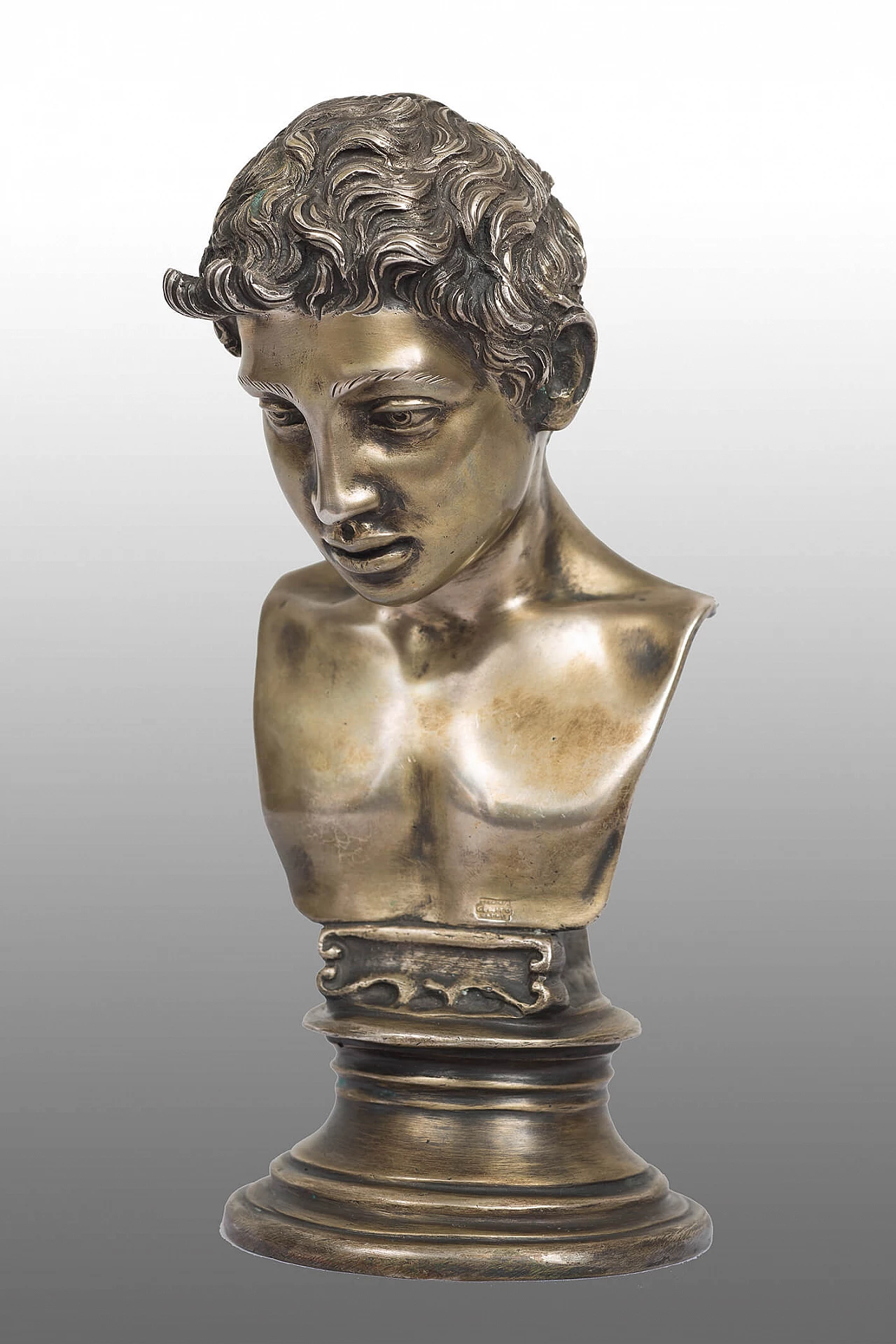 Pair of solid silver sculptures by Gemito for Galleria di Chiurazzi, early 20th century 6