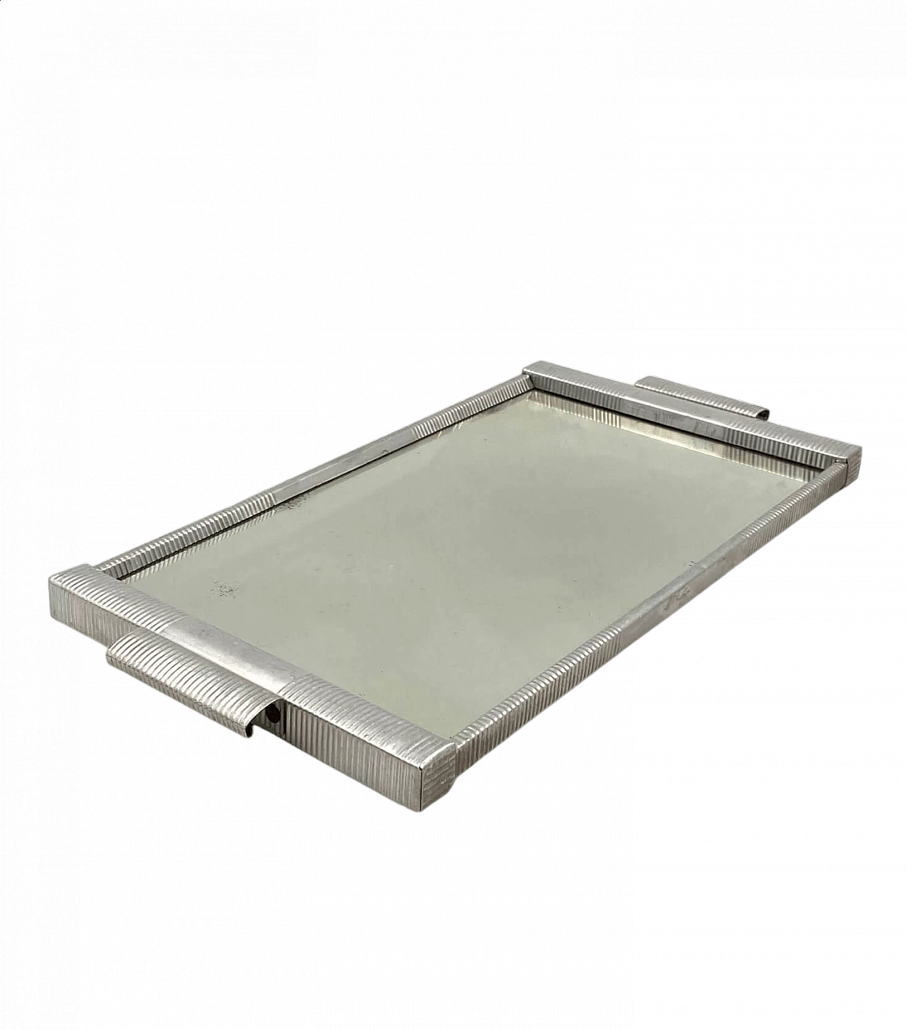 Art Deco mirrored pewter tray, 1930s 23
