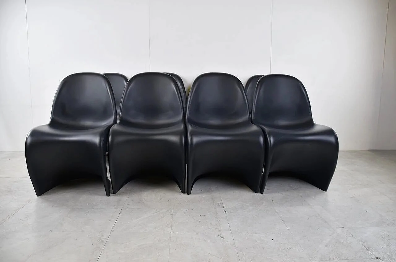 4 Sedie Panton Chair S in polipropilene di Verner Panton per Vitra 1