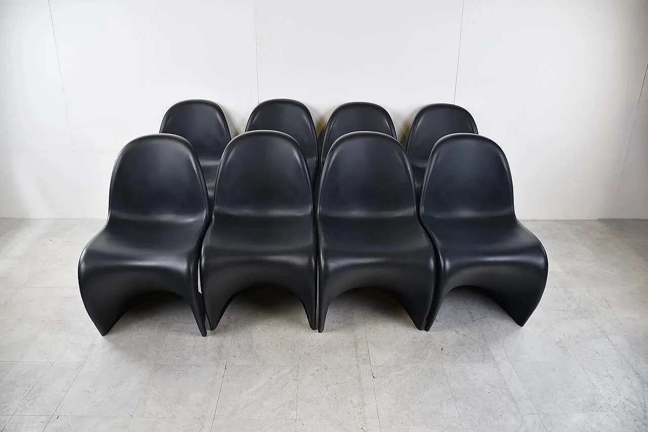 4 Sedie Panton Chair S in polipropilene di Verner Panton per Vitra 2