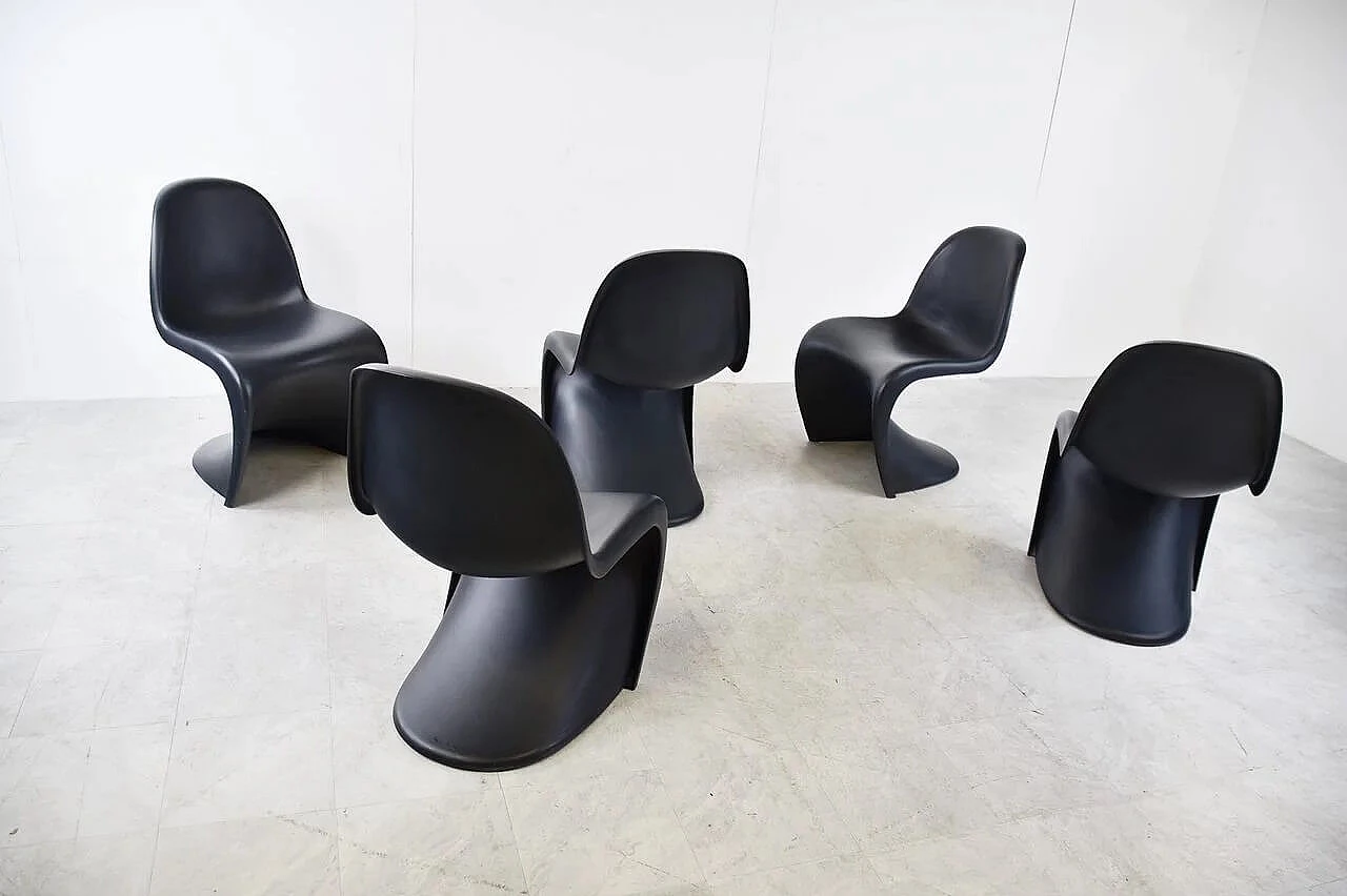 4 Sedie Panton Chair S in polipropilene di Verner Panton per Vitra 4