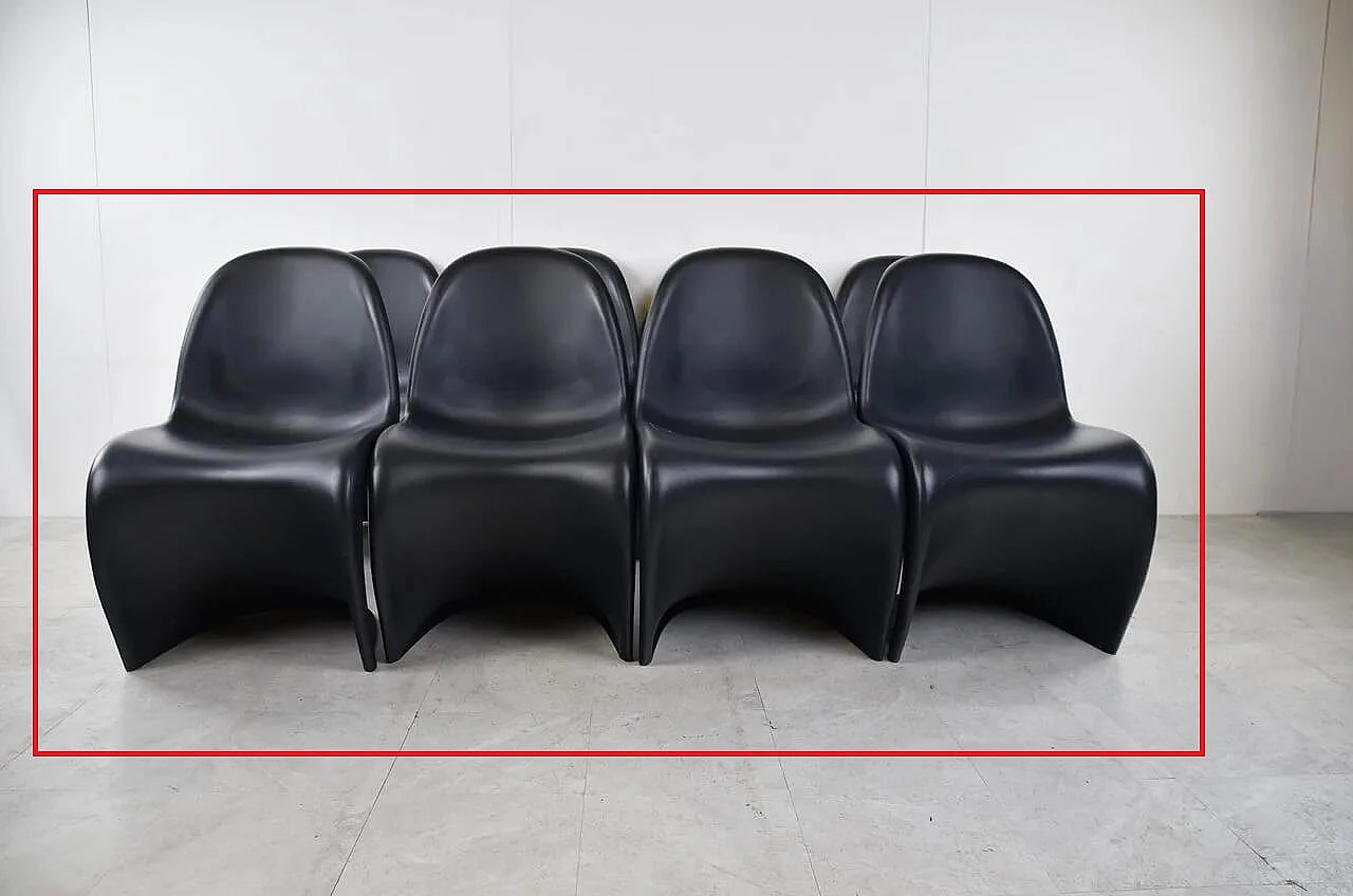 4 Sedie Panton Chair S in polipropilene di Verner Panton per Vitra 10