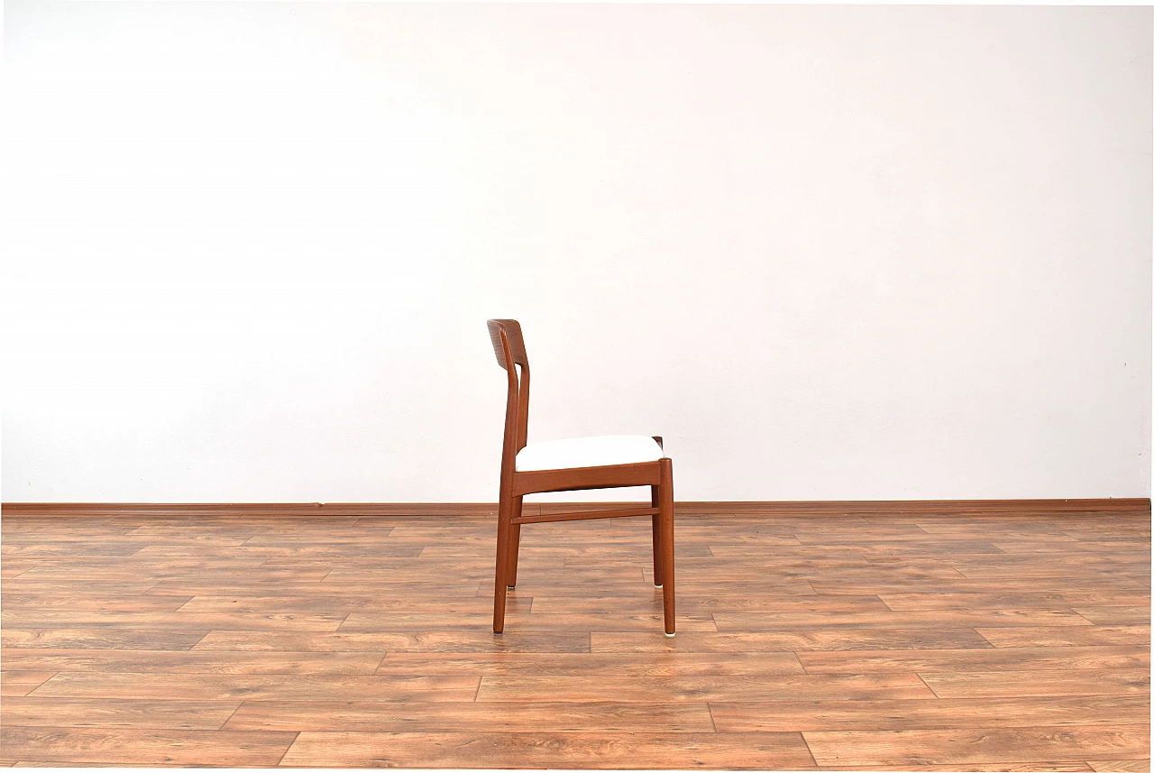 4 Danish teak chairs 26 by Henning Kjærnulf for Korup Stolefabrik, 1960s 5