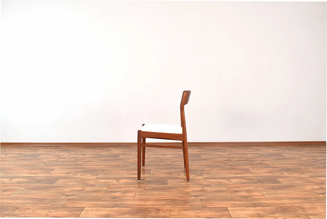 4 Danish teak chairs 26 by Henning Kjærnulf for Korup Stolefabrik, 1960s 6