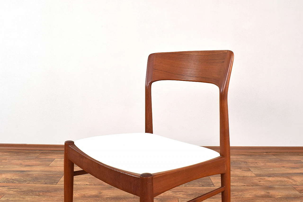 4 Danish teak chairs 26 by Henning Kjærnulf for Korup Stolefabrik, 1960s 10