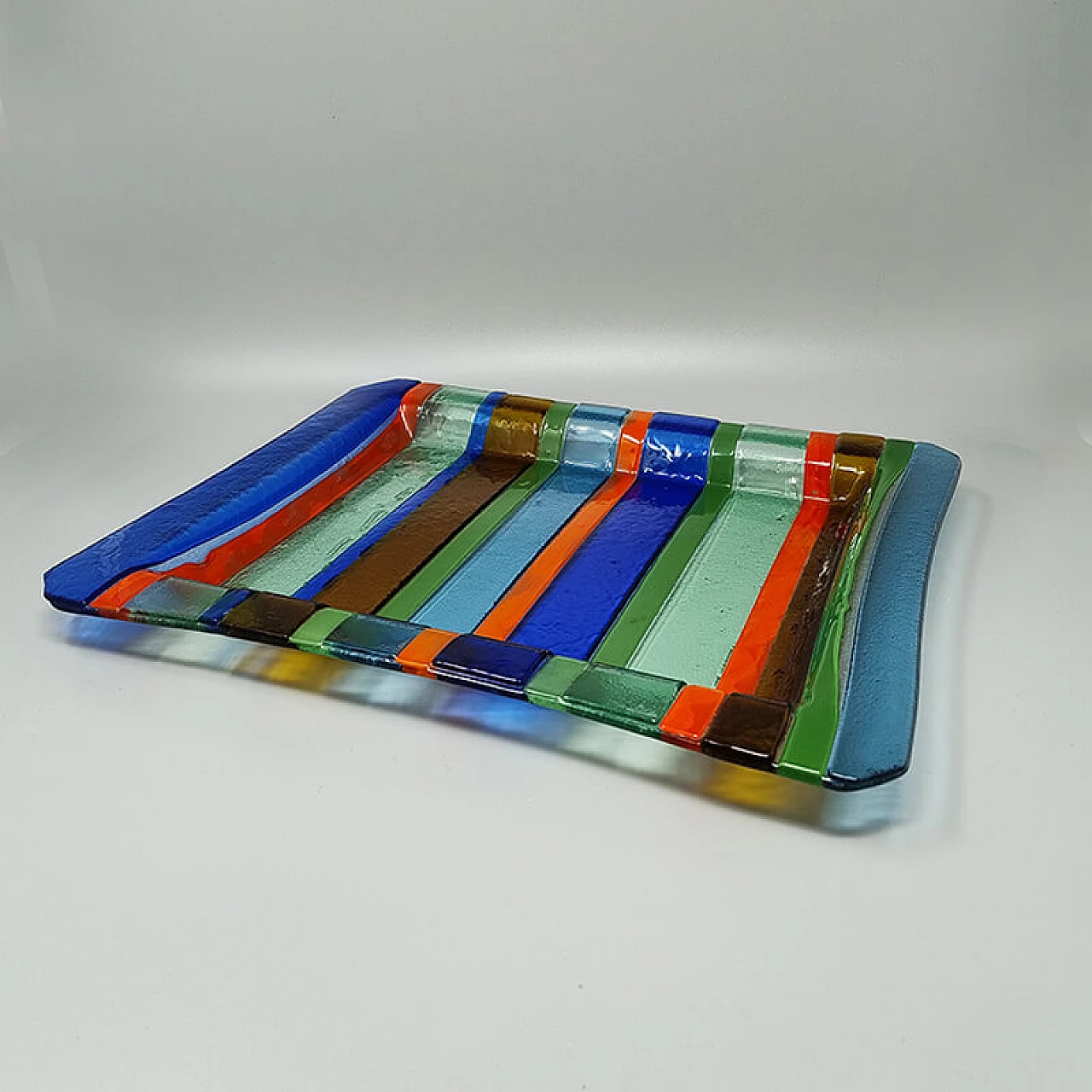 Murano glass tray by Dogi, 1960s 4