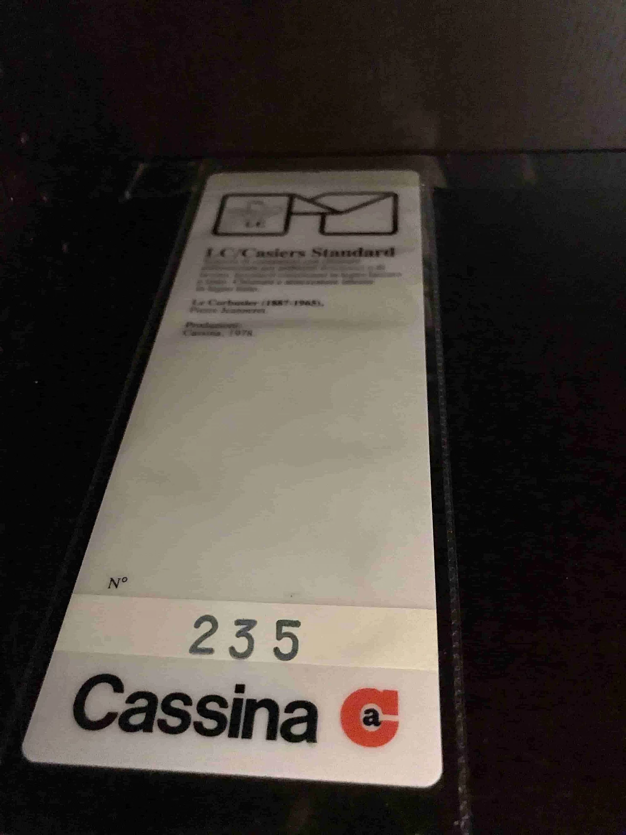 Mobile contenitore LC20 Casiers Standard di Le Corbusier per Cassina, 1985 1