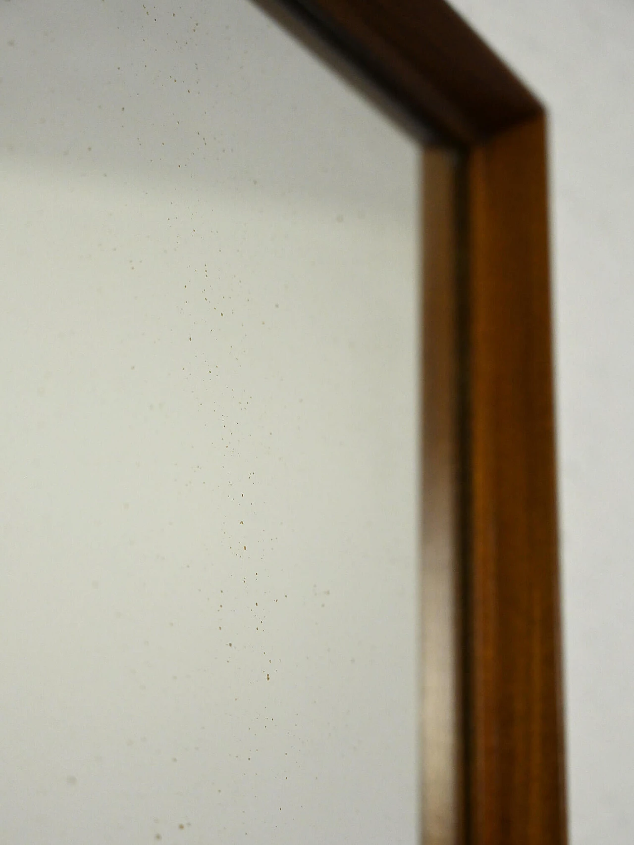 Rectangular teak mirror, 1960s 5
