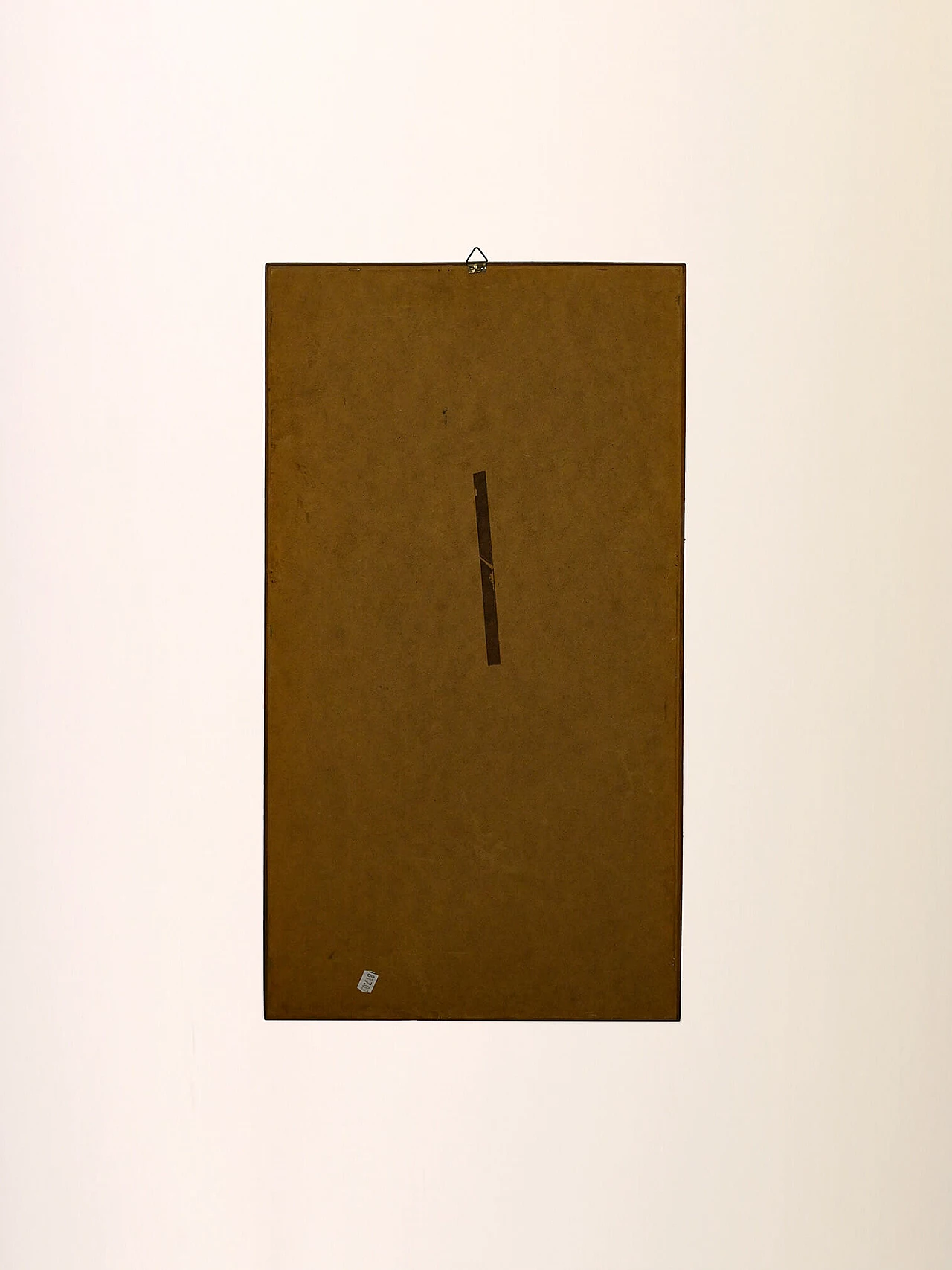 Rectangular teak mirror, 1960s 6