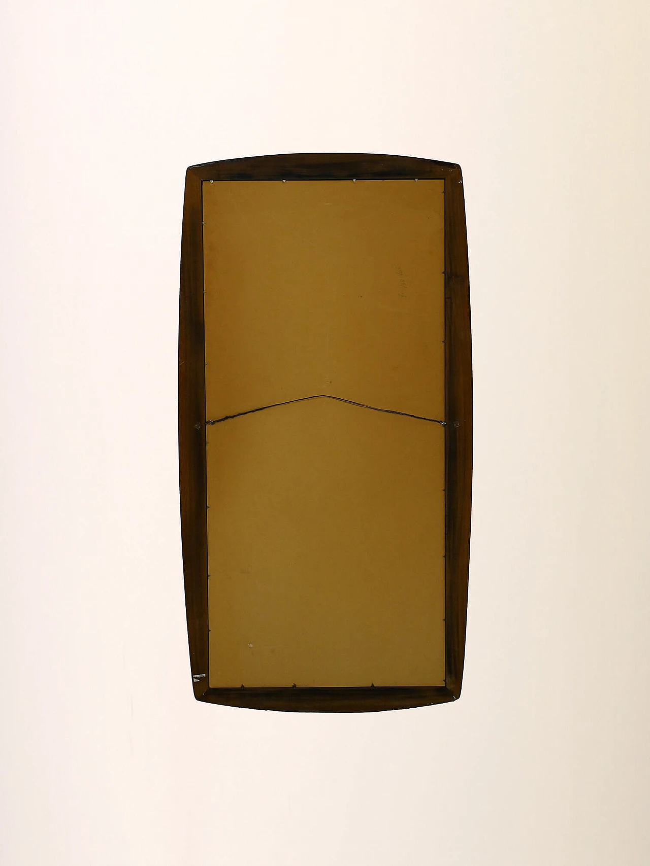 Scandinavian mirror with rounded frame, 1960s 13