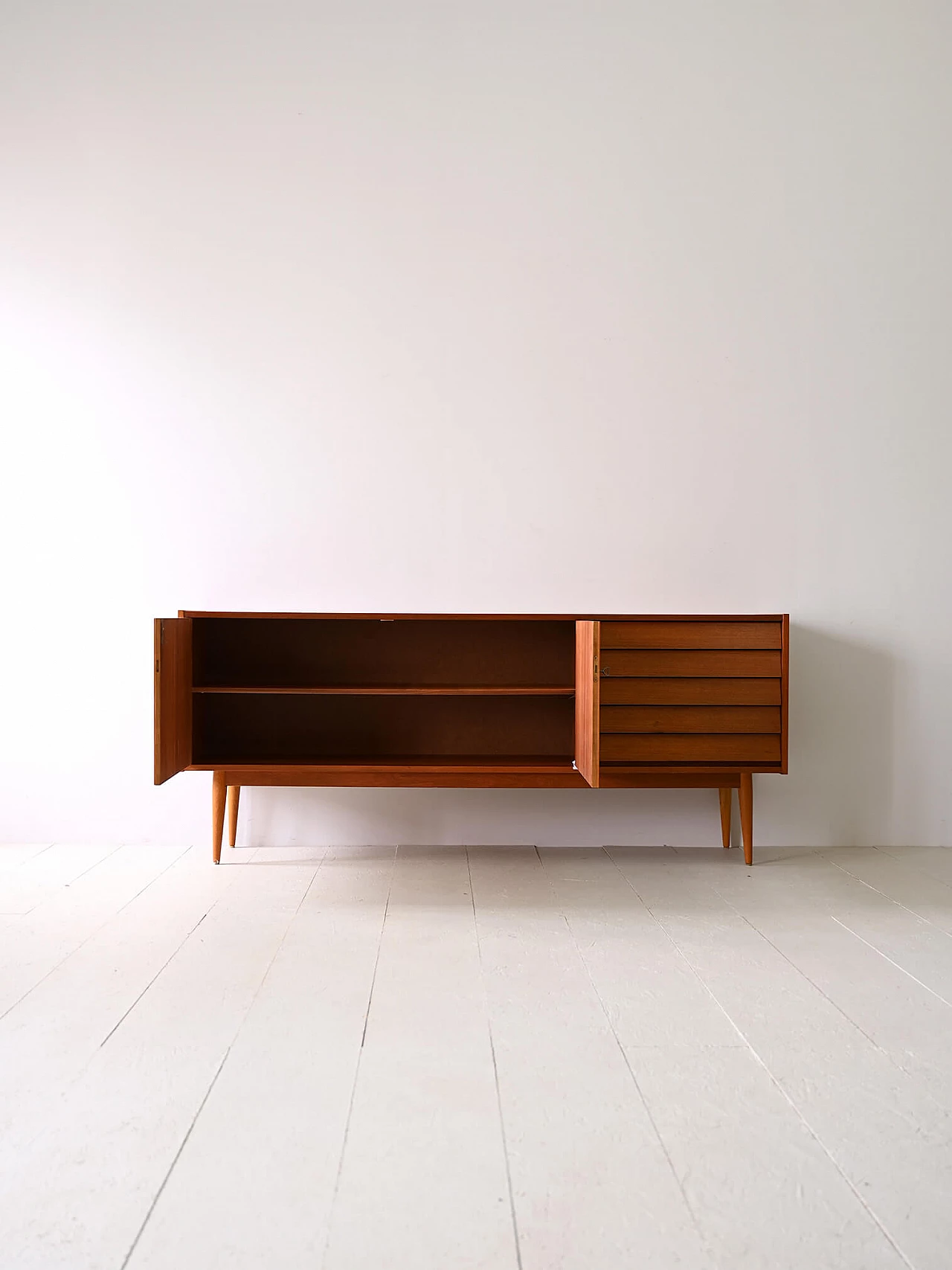 Scandinavian teak sideboard, 1950s 3