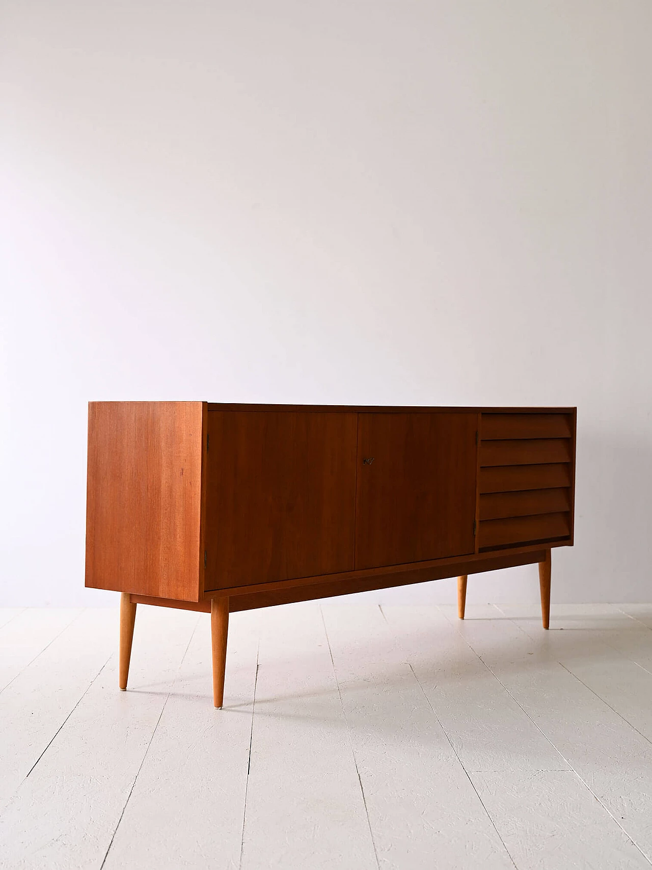 Scandinavian teak sideboard, 1950s 4
