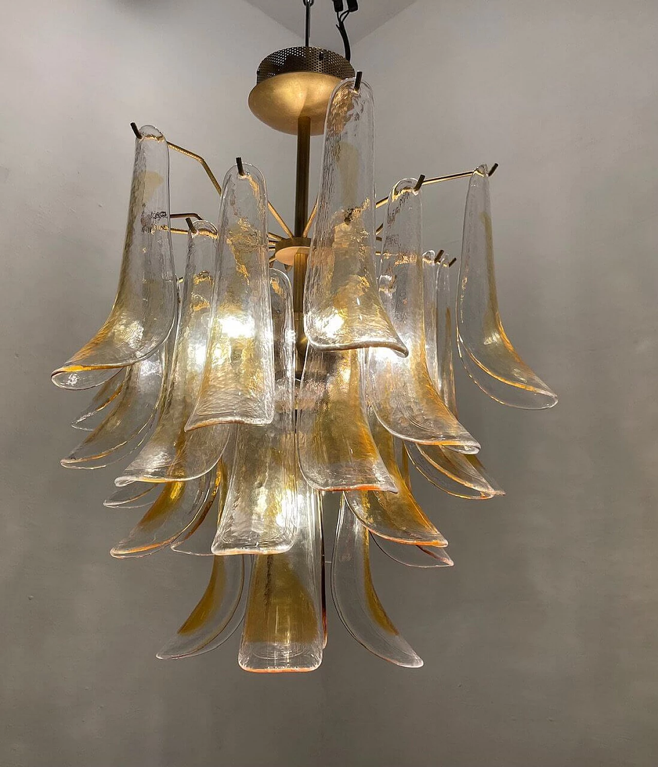 Murano glass chandelier, 1970s 9