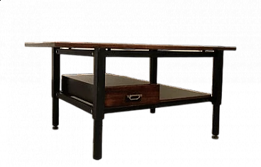 Tavolino da caffè in palissandro, anni '60