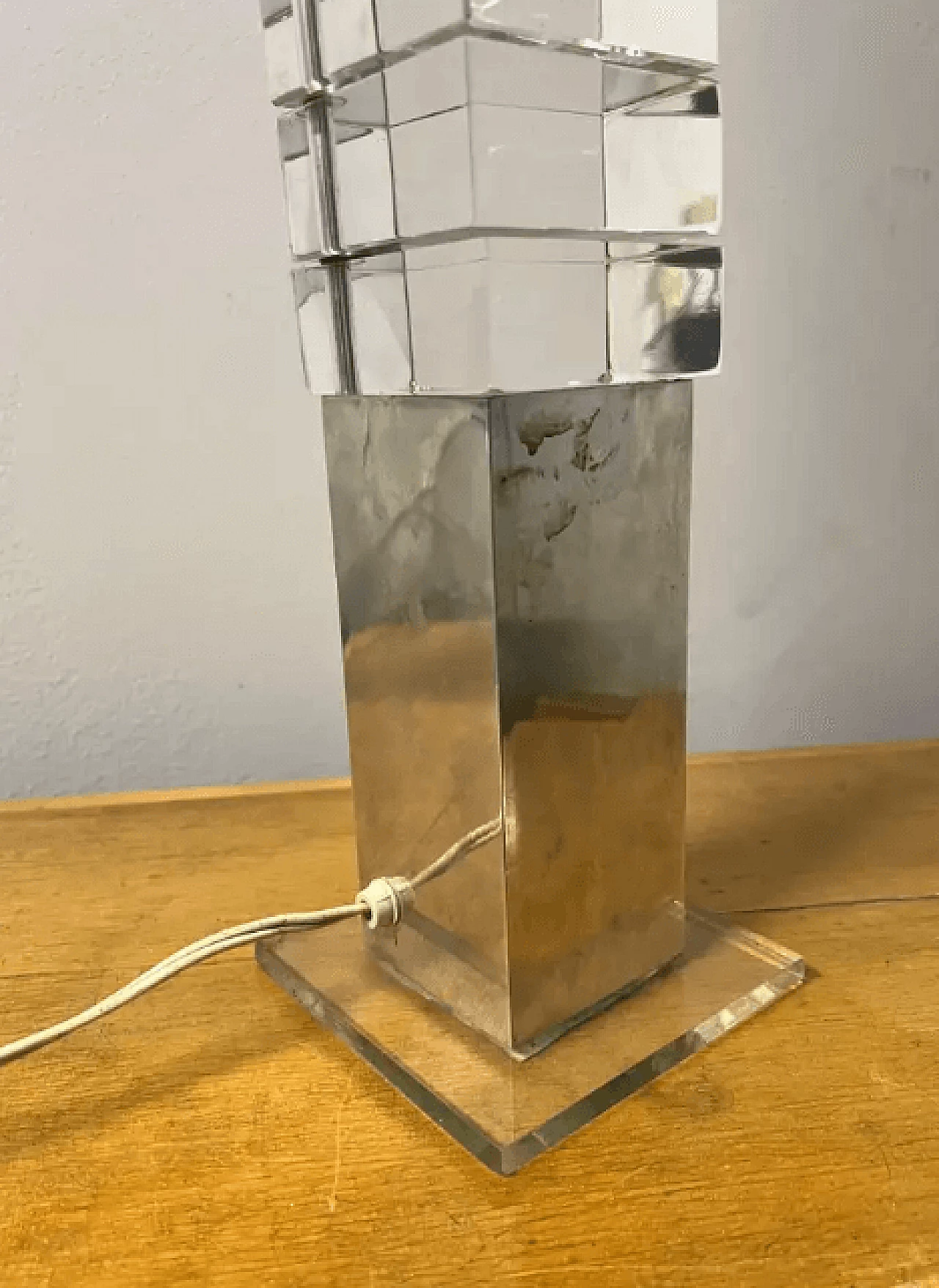 Kinetic light sculpture table lamp, 1970s 8