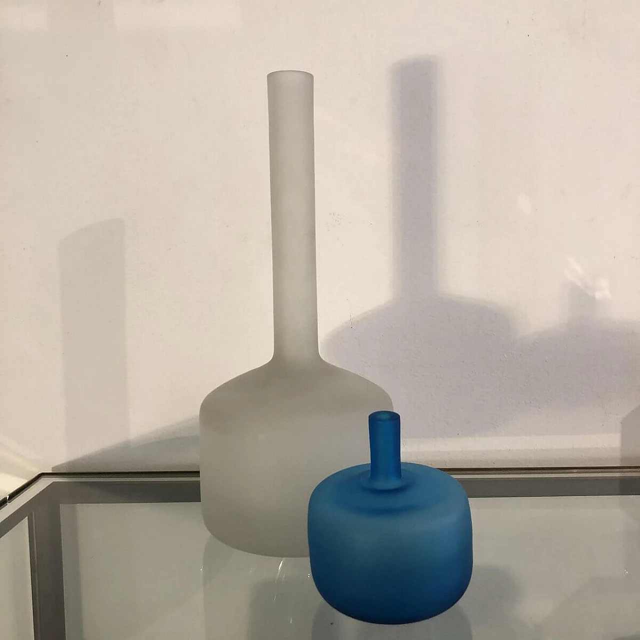 Glass bottle by Carlo Moretti, 1970s 6
