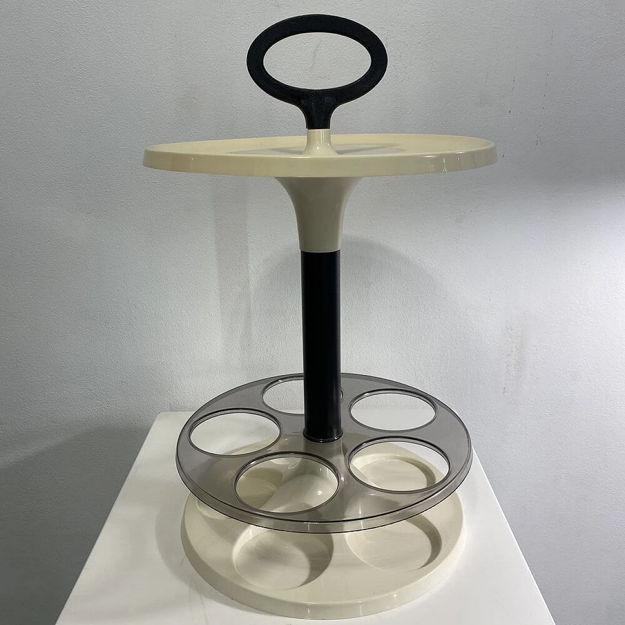 Plastic liquor holder, 1970s 1