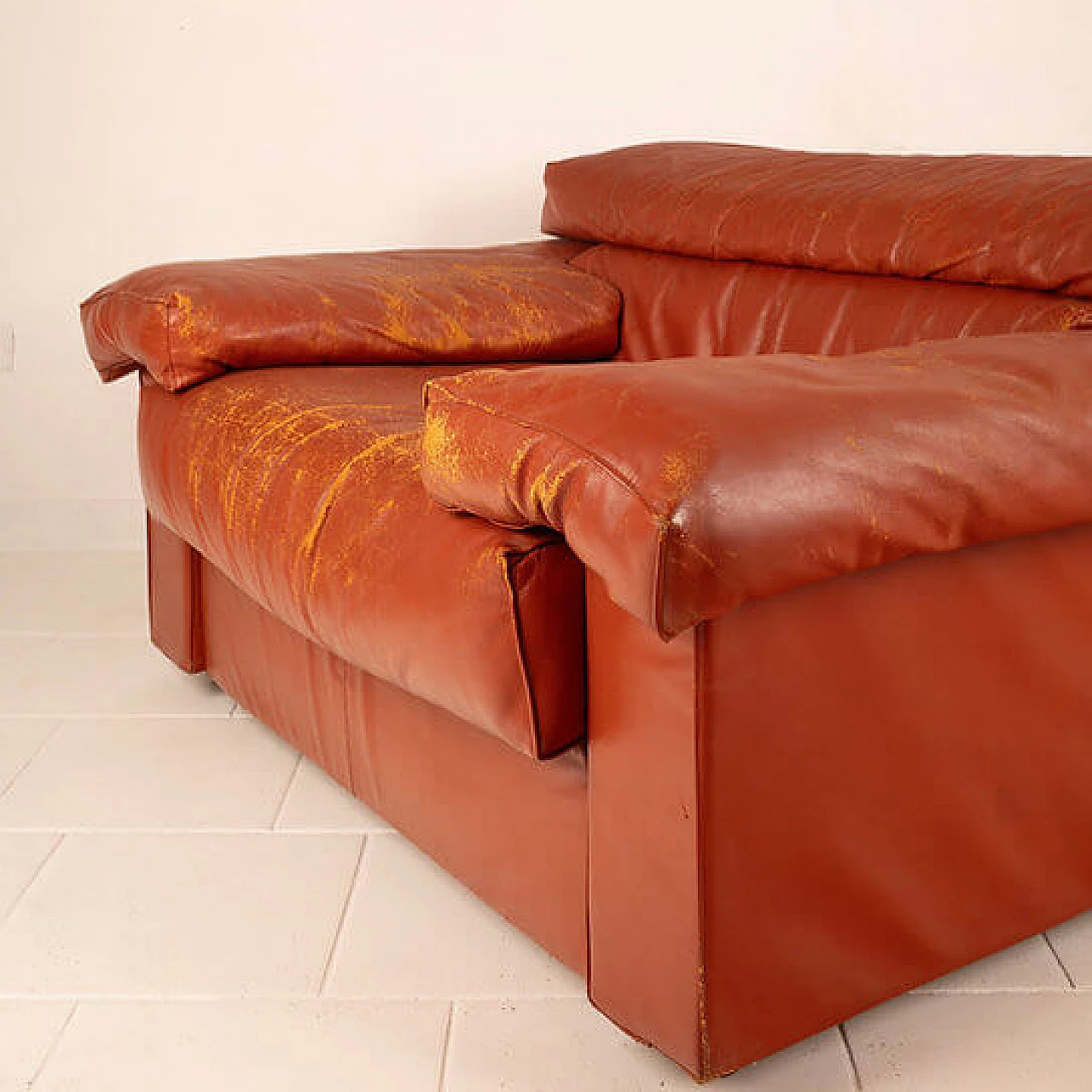 Poltrona Erasmo di Afra e Tobia Scarpa per B&B Italia, anni '70 9