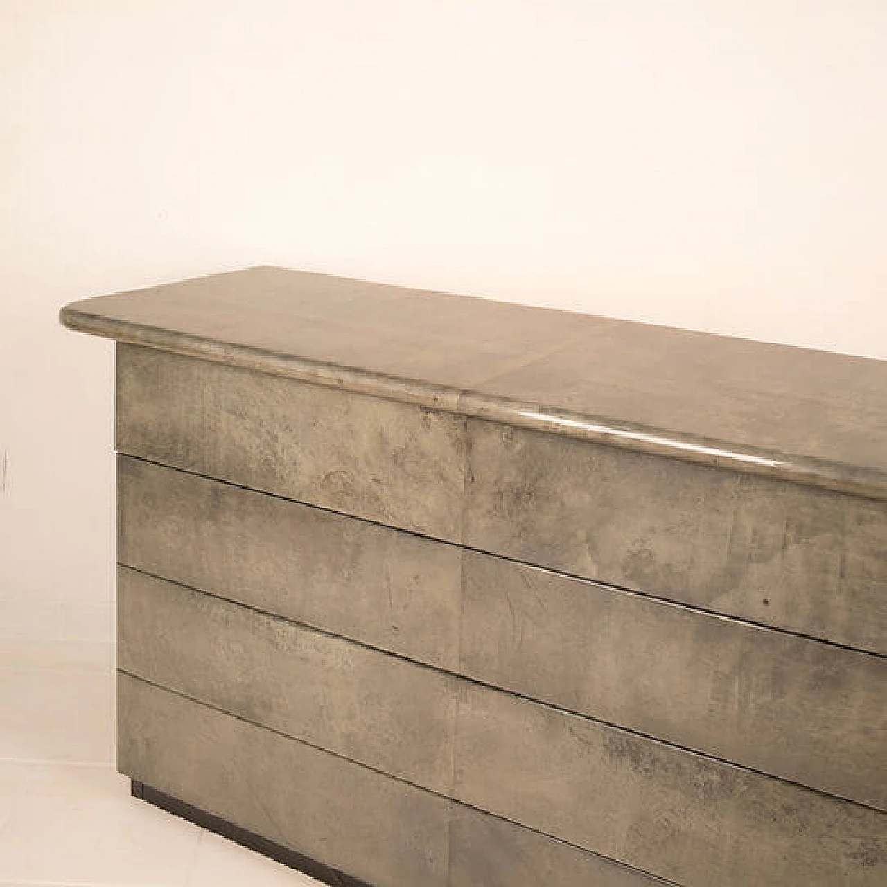 Parchment chest of drawers by Aldo Tura for Tura Milano, 1970s 10