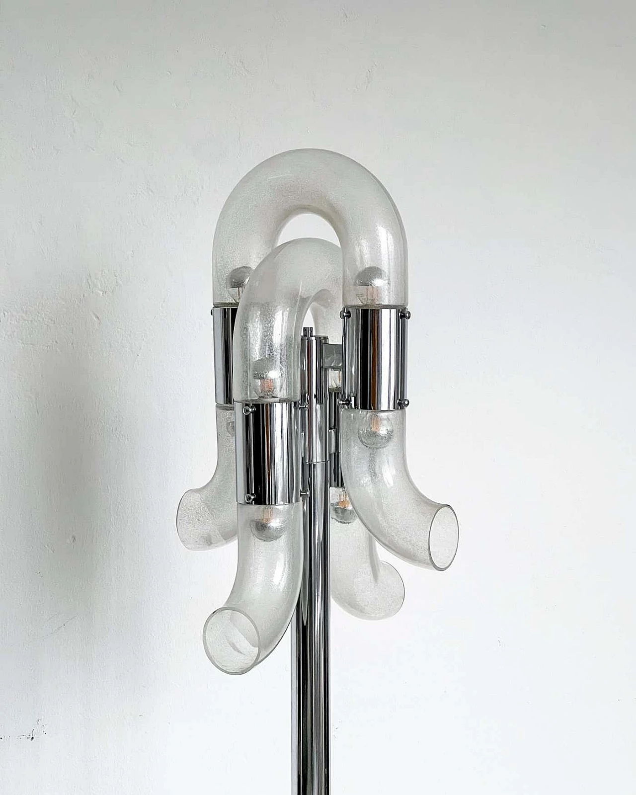 Murano glass Catena floor lamp by Carlo Nason for Mazzega Murano, 1960s 2