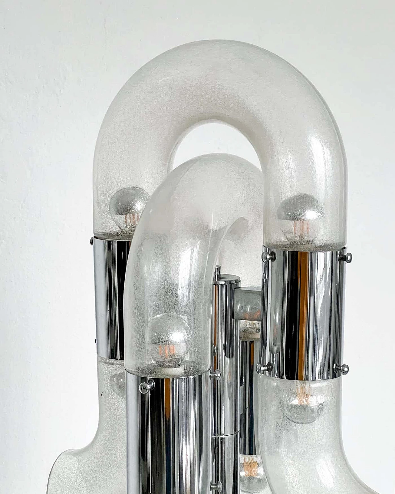 Murano glass Catena floor lamp by Carlo Nason for Mazzega Murano, 1960s 6