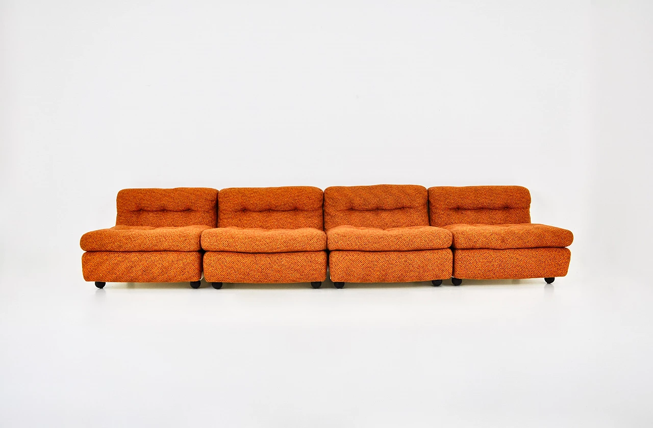 4 Amanta armchairs by Mario Bellini for C&B Italia, 1960s 1
