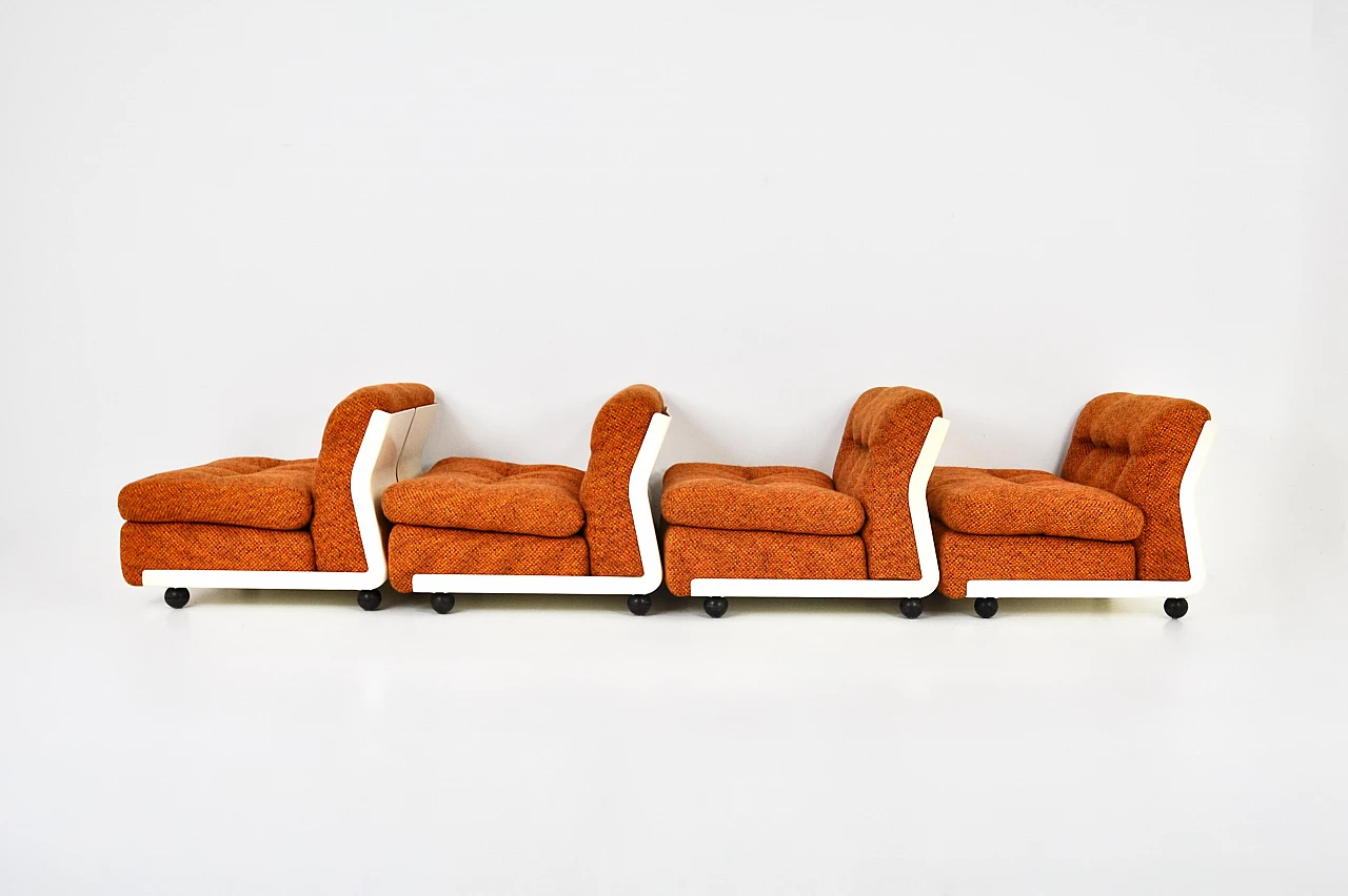 4 Amanta armchairs by Mario Bellini for C&B Italia, 1960s 4