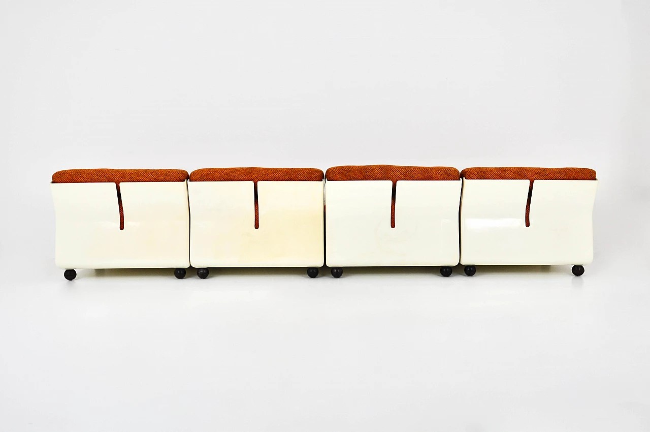 4 Amanta armchairs by Mario Bellini for C&B Italia, 1960s 5