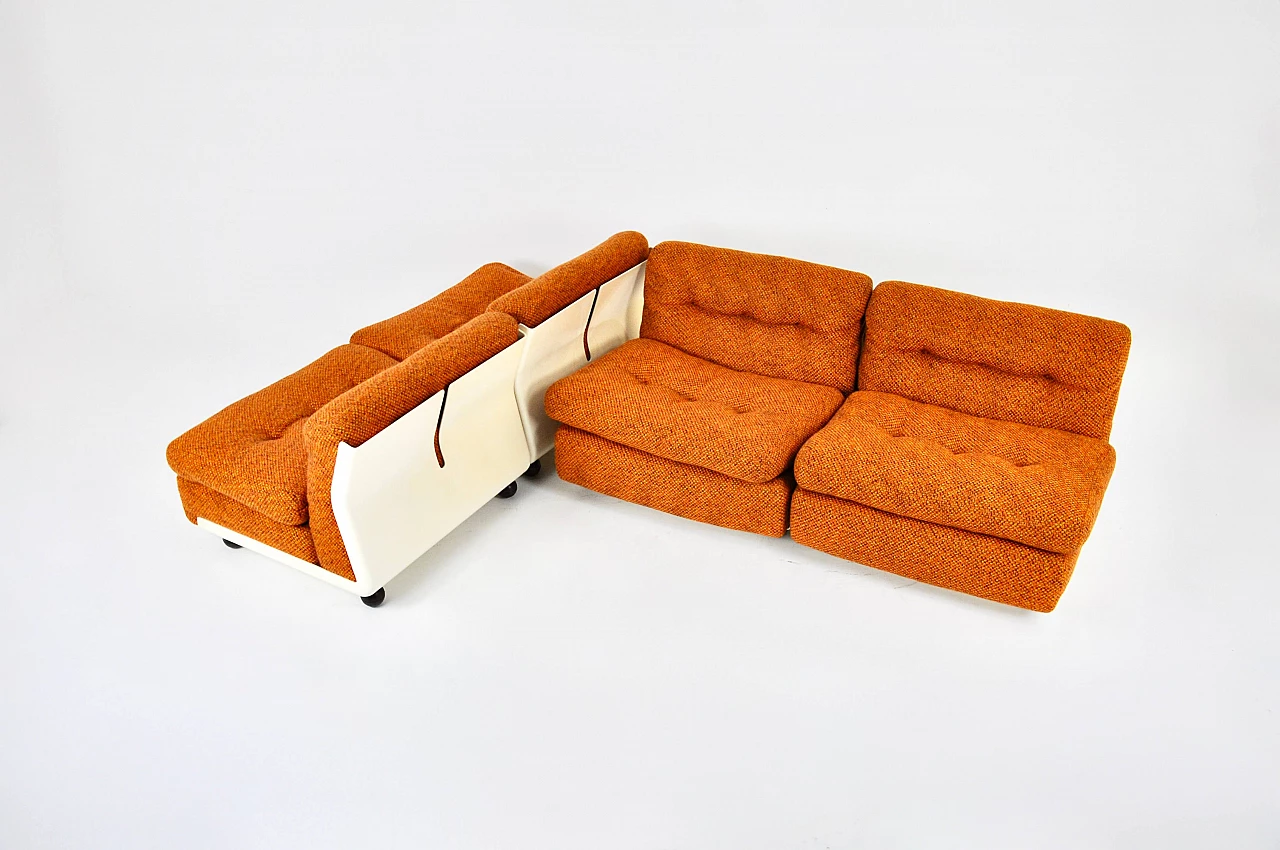 4 Amanta armchairs by Mario Bellini for C&B Italia, 1960s 8