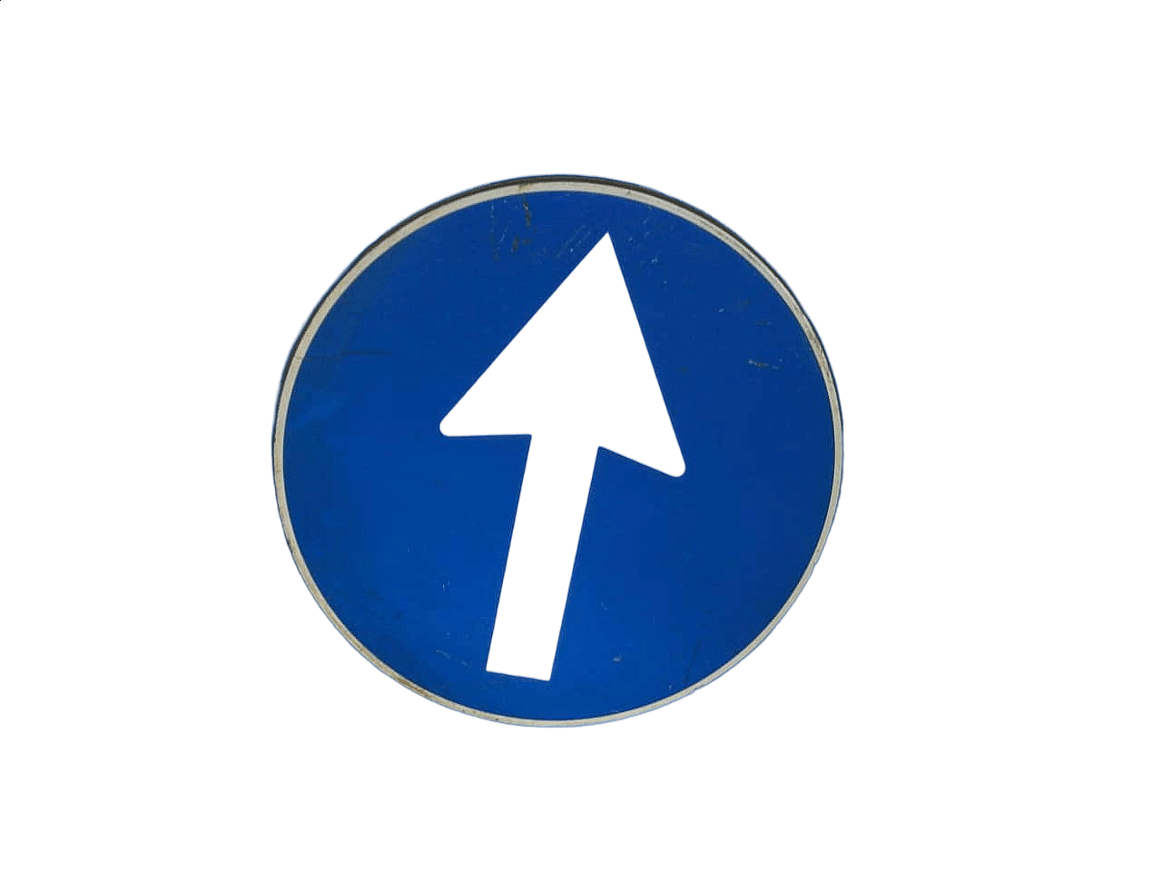 Road sign with directional arrow by Veneta snc 10