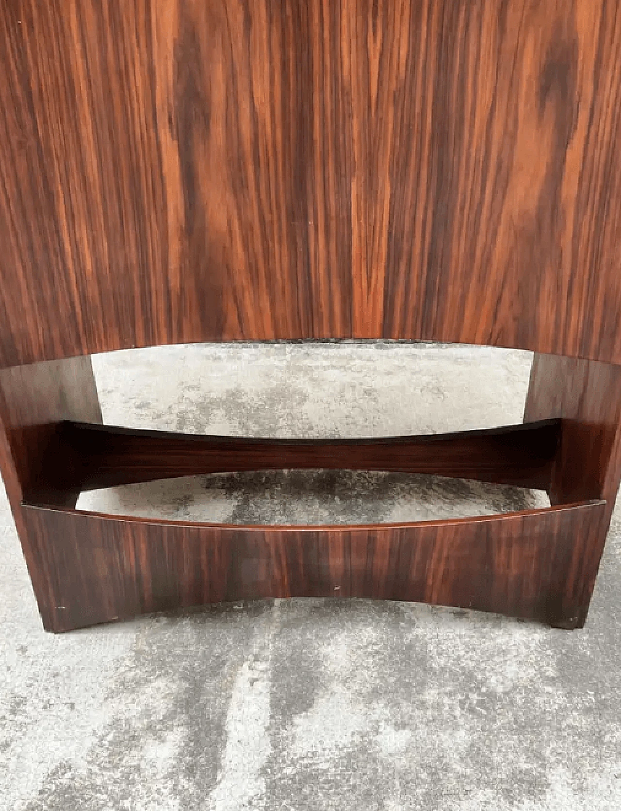 Rosewood writing desk in the style of G. Frattini, 1960s 11