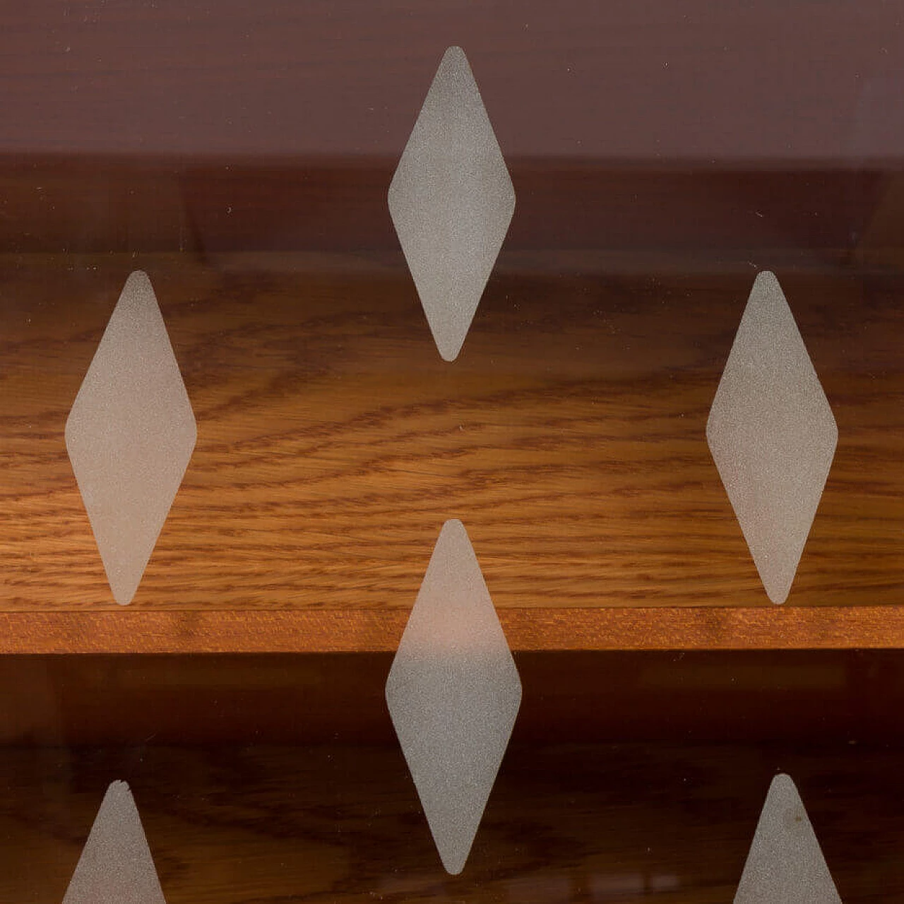 Libreria Ergo in teak con credenza e vetrina di John Texmon, anni '60 13