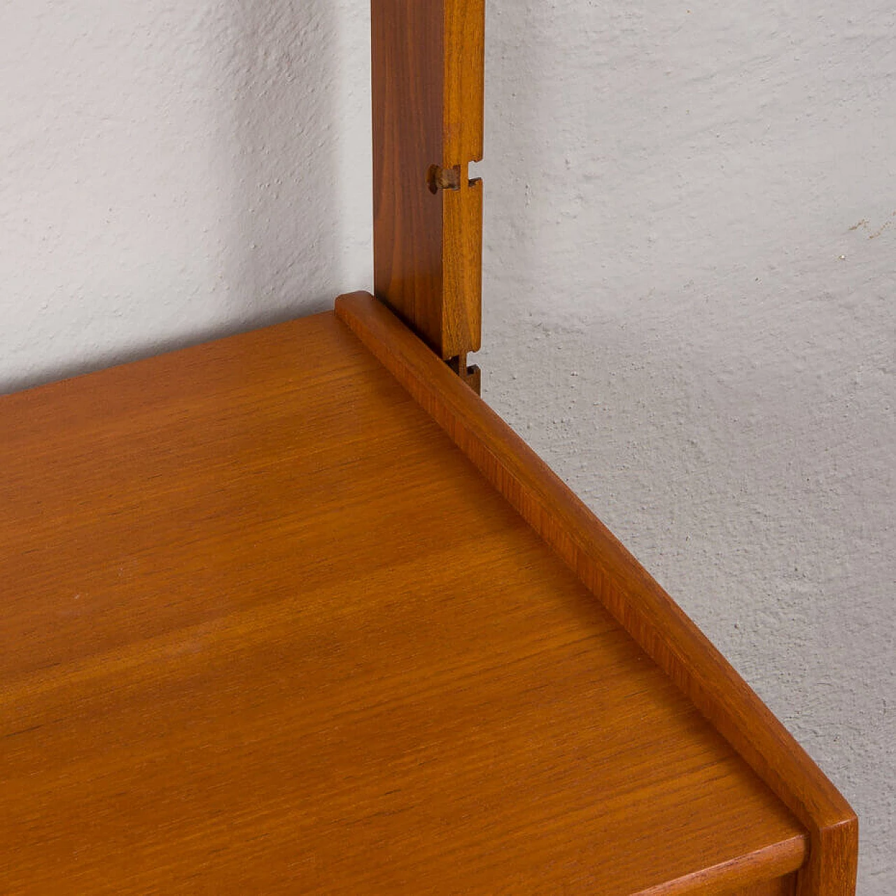 Libreria Ergo in teak con credenza e vetrina di John Texmon, anni '60 16