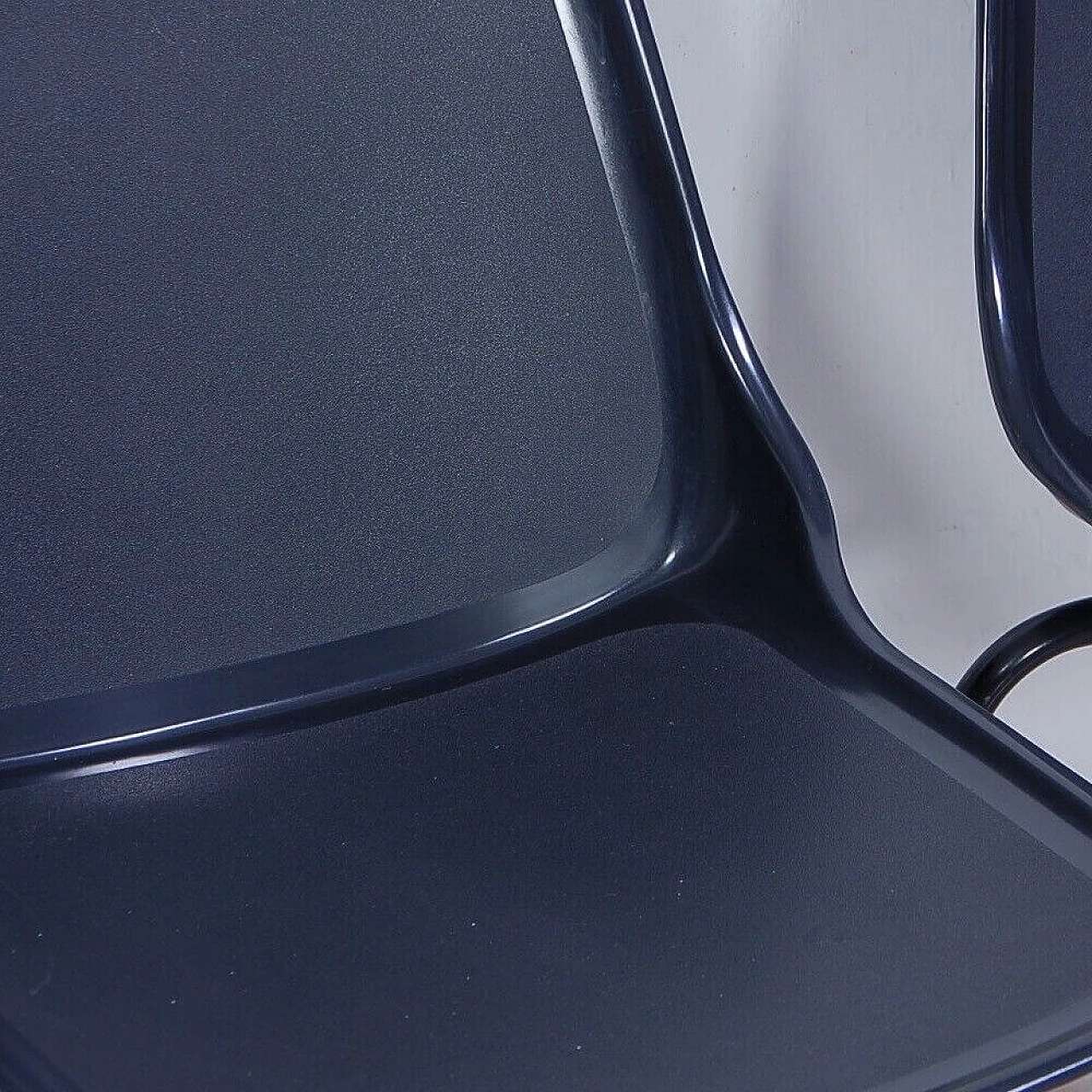 6 Sedie MIM nere in ferro, anni '60 8