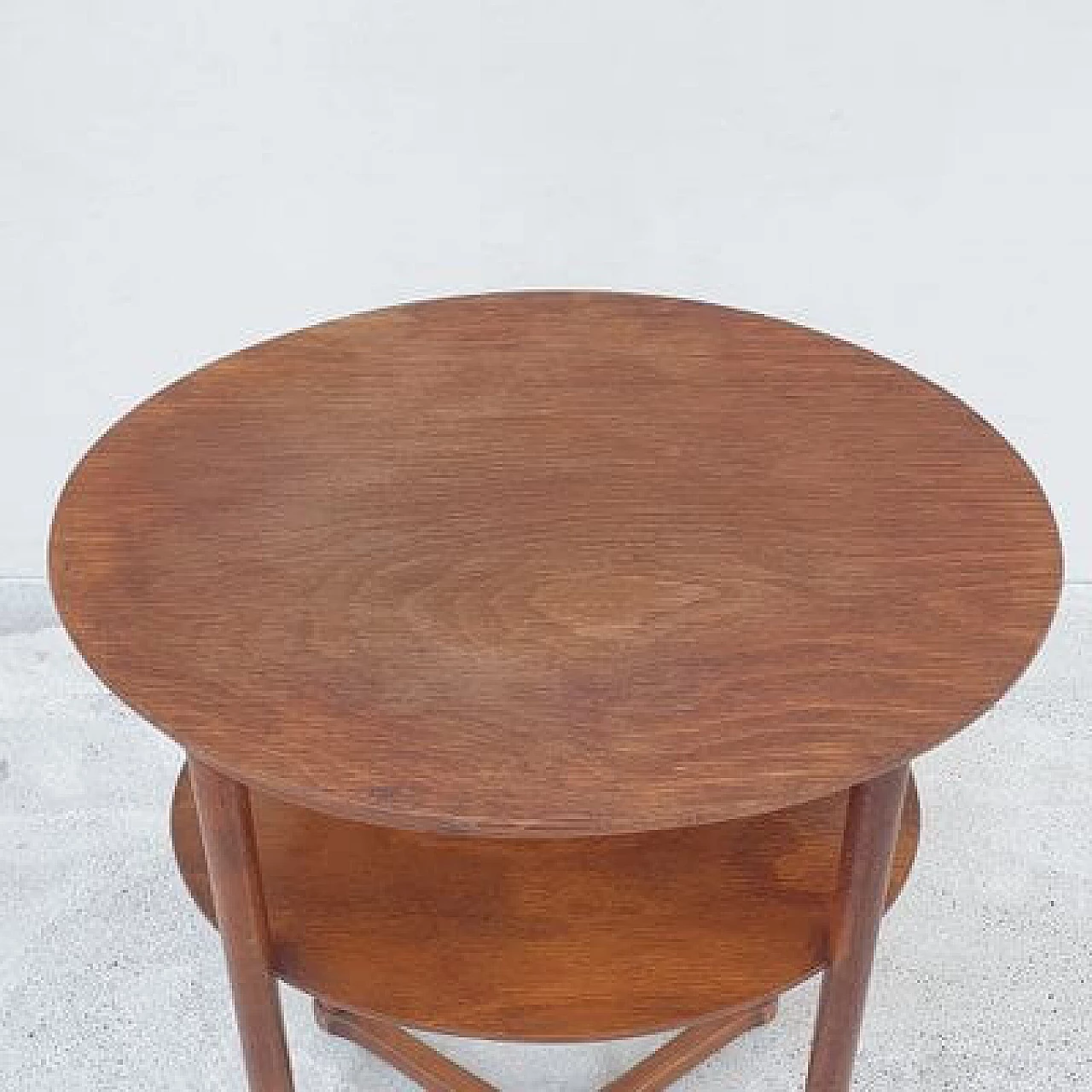 Tavolino ovale in legno di Josef Hoffmann per J. & J. Kohn, inizio '900 5
