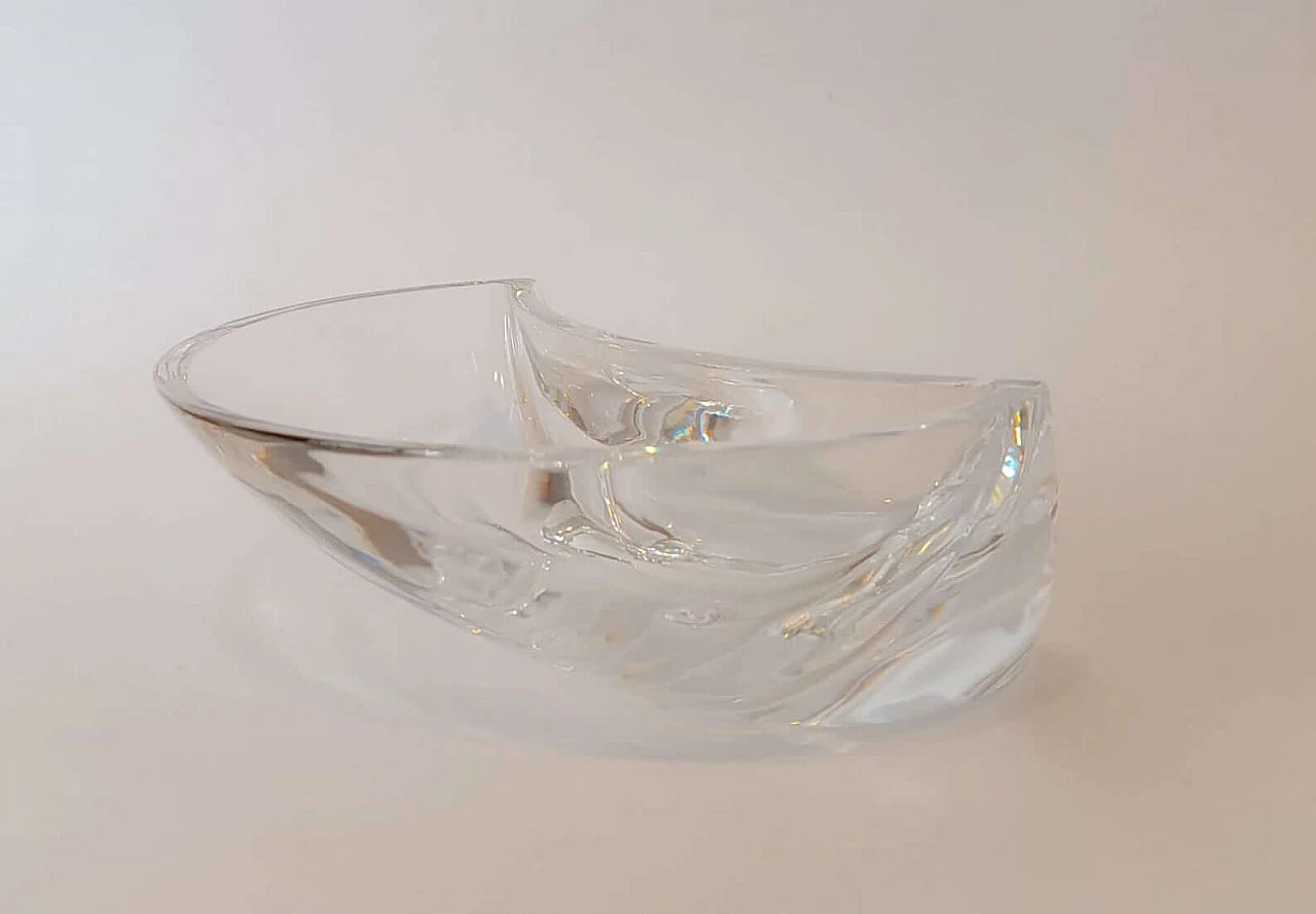 Crystal centrepiece by Angelo Mangiarotti for Cristalleria Colle, 1990s 1