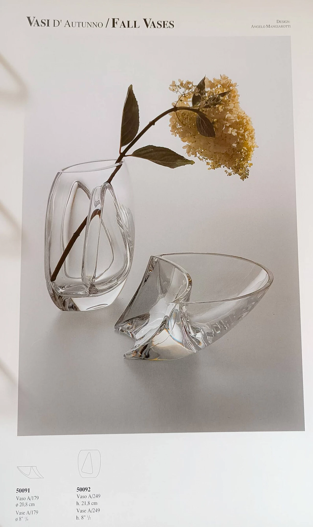 Crystal centrepiece by Angelo Mangiarotti for Cristalleria Colle, 1990s 9